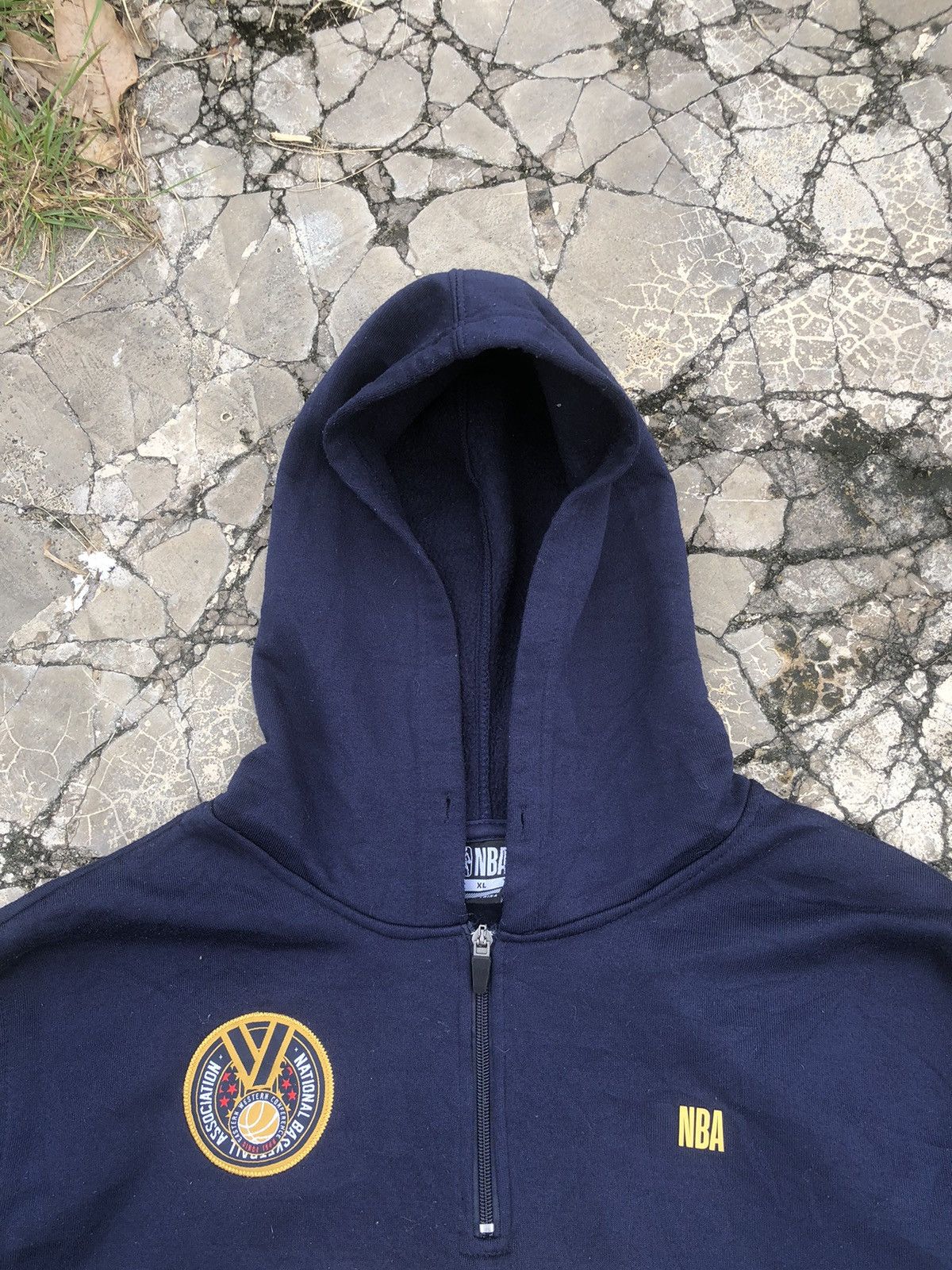 Vintage Vintage Y2K NBA Halfzipper Hoodie Sweatshirts Size US XL / EU 56 / 4 - 6 Thumbnail