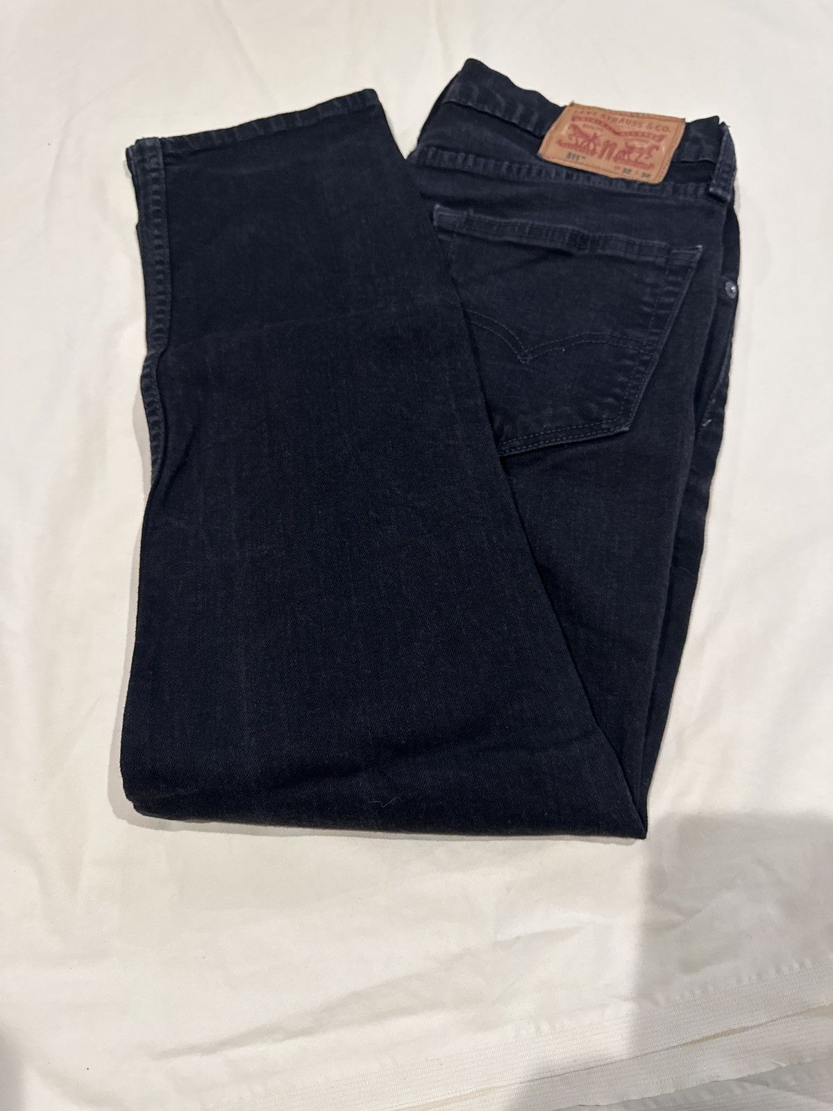 Levi's Levi Strauss & Co. 32x30 black denim Size US 32 / EU 48 - 7 Thumbnail