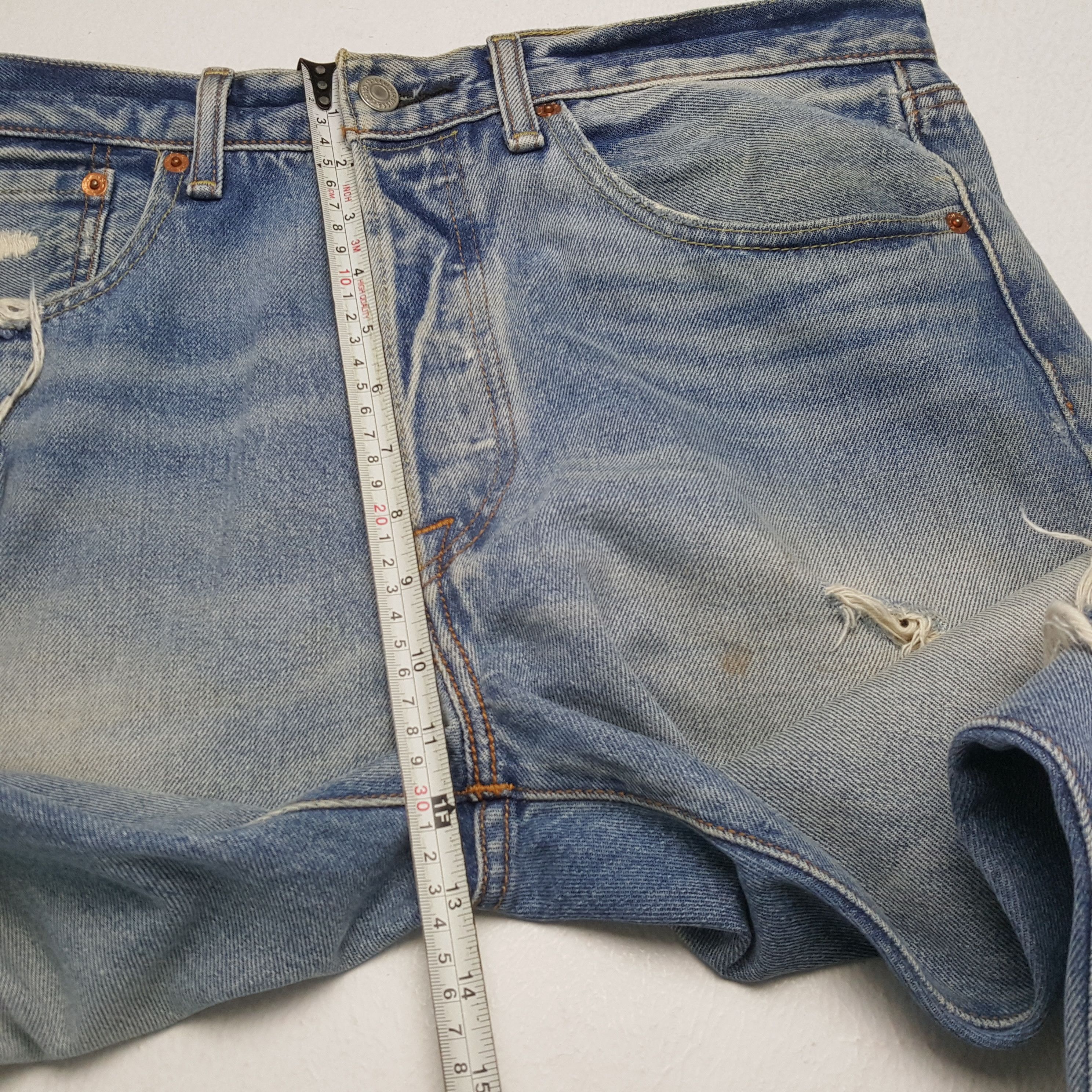 Levi's × Levi's Vintage Clothing × Vintage Vintage LEVI'S 501 Kurt Cobain Distressed Style Jeans Size US 32 / EU 48 - 8 Thumbnail