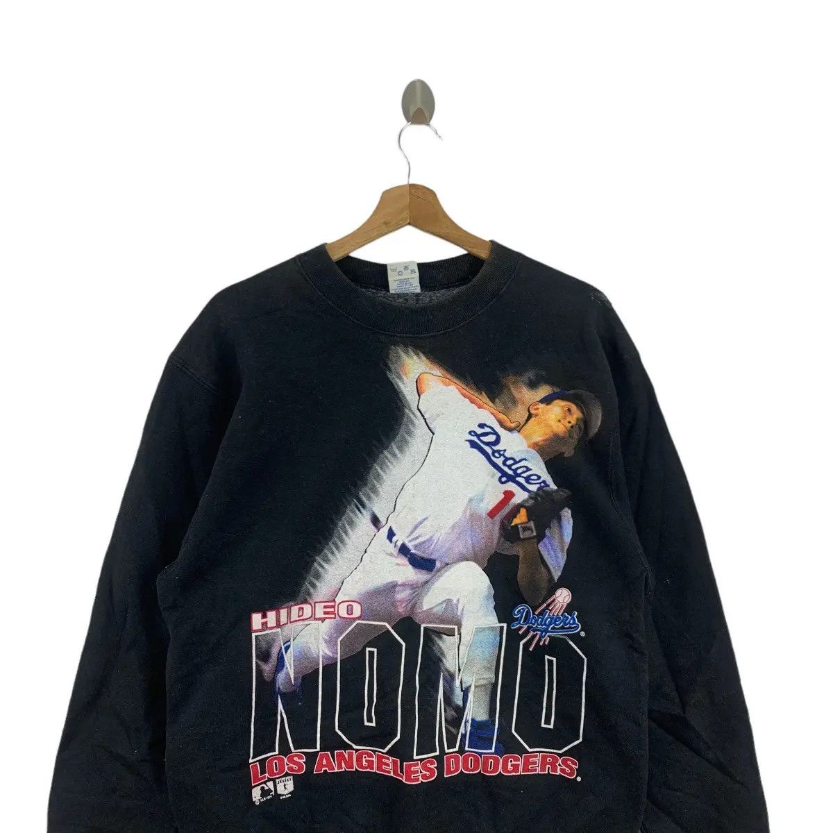 Vintage Vintage 1995 DODGERS LOS ANGELES Hideo Nomo Sweatshirt Size US M / EU 48-50 / 2 - 2 Thumbnail