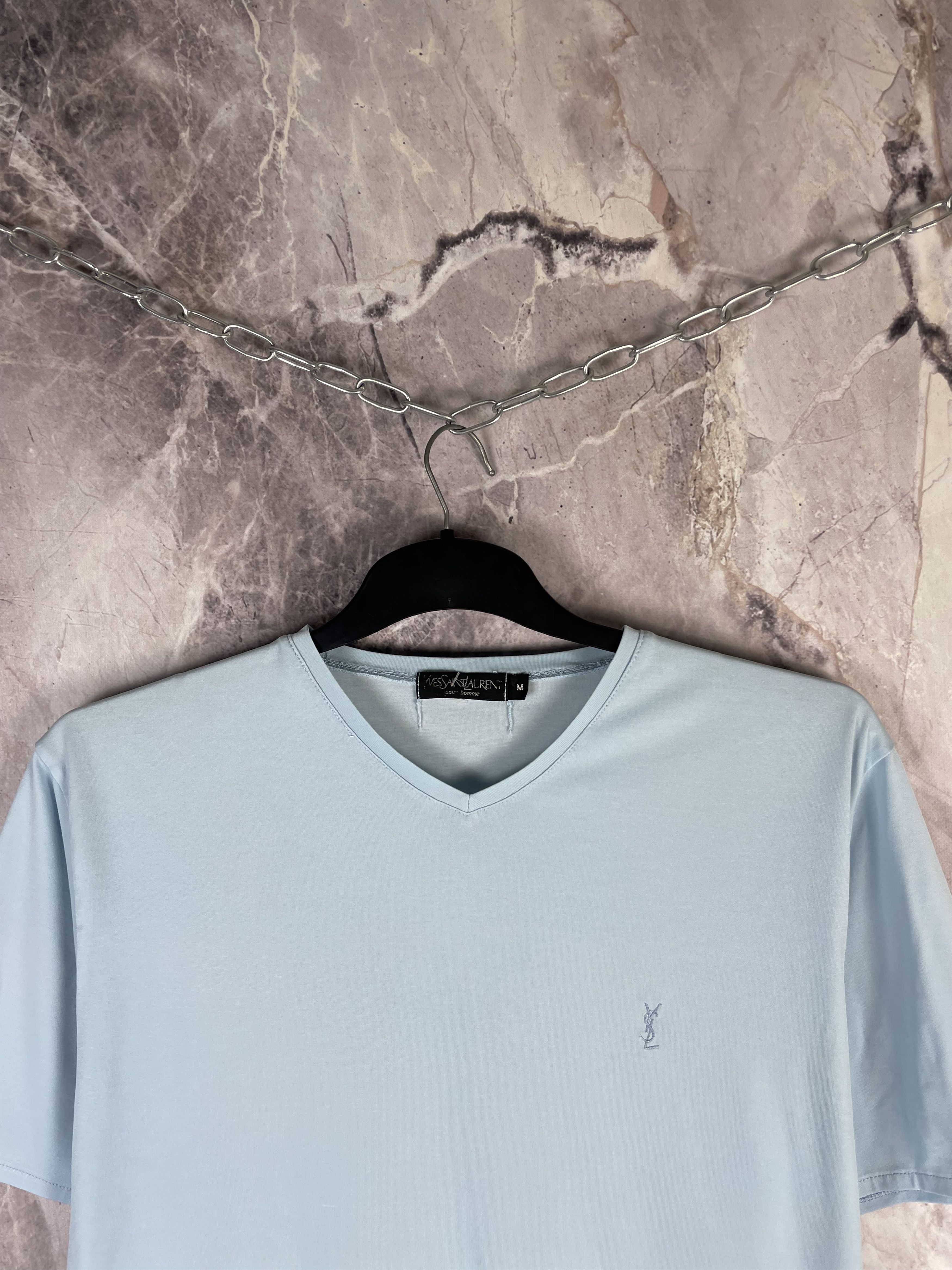 Yves Saint Laurent Yves Saint Laurent vintage t-shirt ysl Size US M / EU 48-50 / 2 - 2 Thumbnail