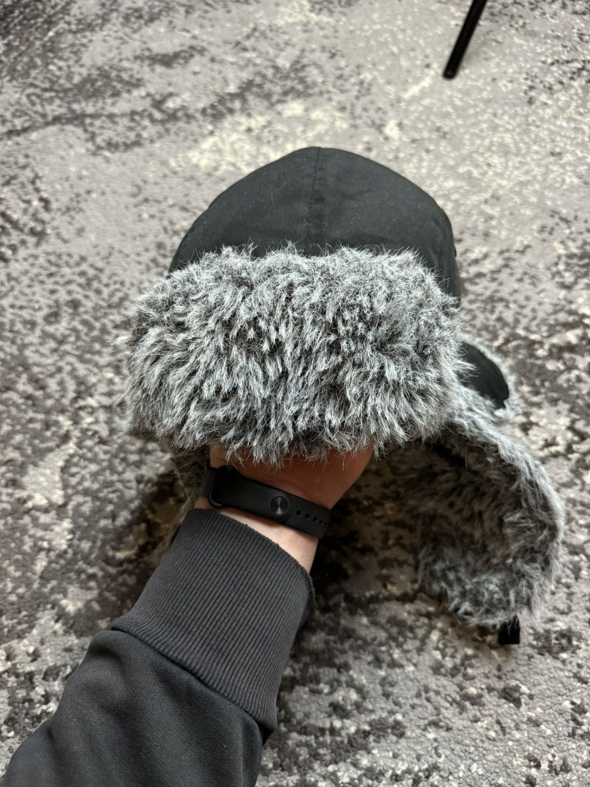 Japanese Brand × Vintage Vintage Y2K Opium Fuzzy Fur L.G.B Style Ushanka Hat Size ONE SIZE - 3 Thumbnail