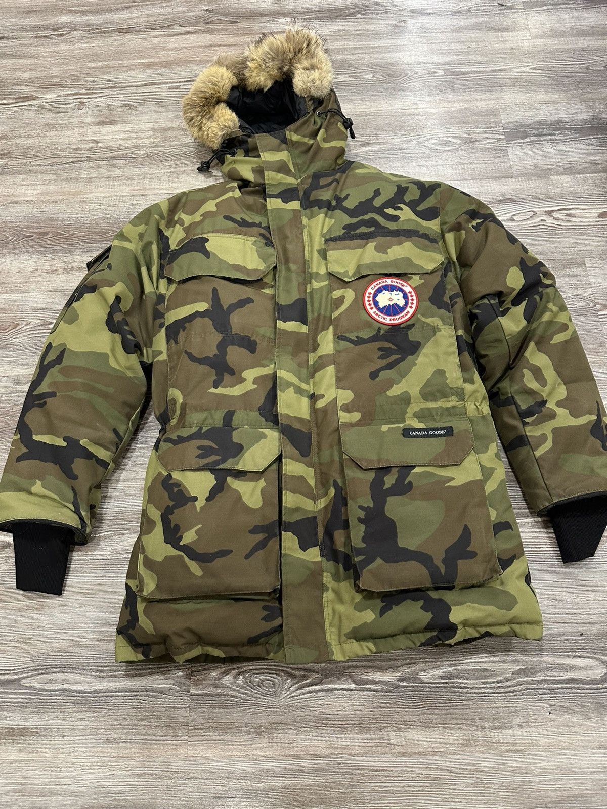 Men's Canada goose expedition camouflage parka