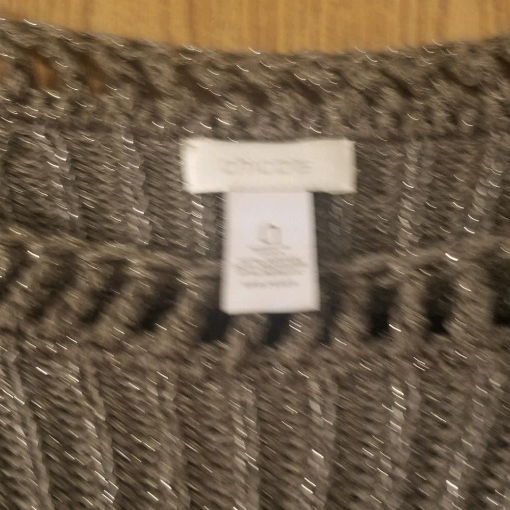 Chicos Chico's 3/4 Sleeve Sweater Size 0 (Small 4) Size S / US 4 / IT 40 - 2 Thumbnail