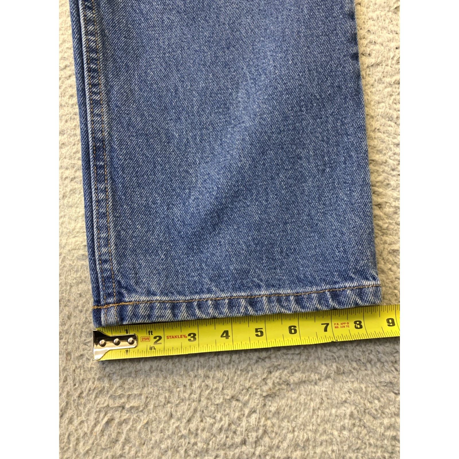 Vintage LL Bean Jeans Adult 40x30 Denim Blue Cotton Regular Mens Size US 40 / EU 56 - 6 Thumbnail