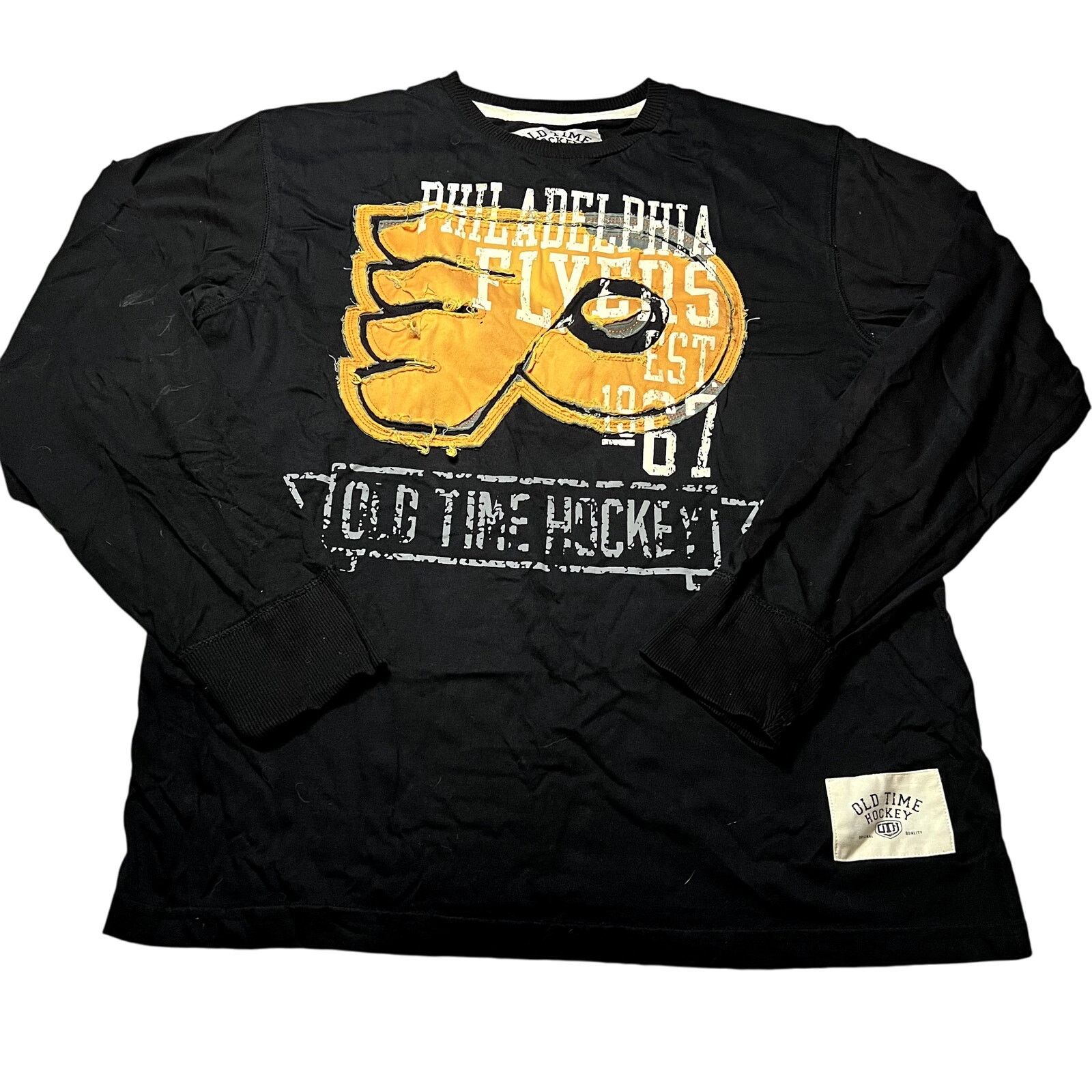 NHL Old Time Hockey Philadelphia Flyers Long Sleeve T-Shirt XL Size US XL / EU 56 / 4 - 1 Thumbnail