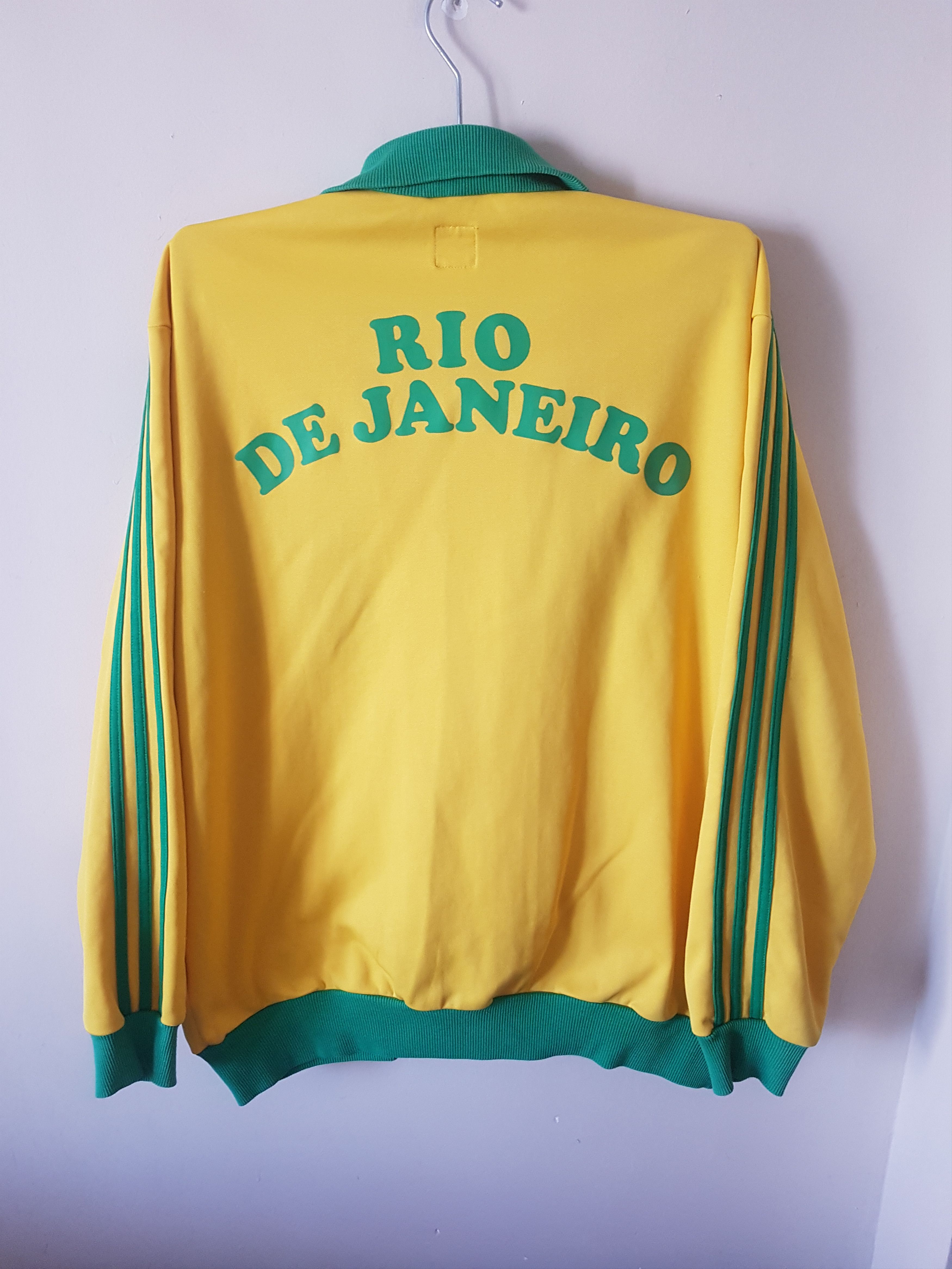 Adidas Adidas Brazil Rio de Janeiro Track Top Size US XL / EU 56 / 4 - 5 Thumbnail