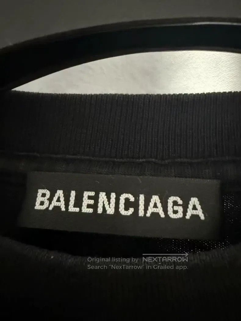 Balenciaga Balenciaga Black Men's Mastercard Short Sleeve Size US XS / EU 42 / 0 - 4 Thumbnail