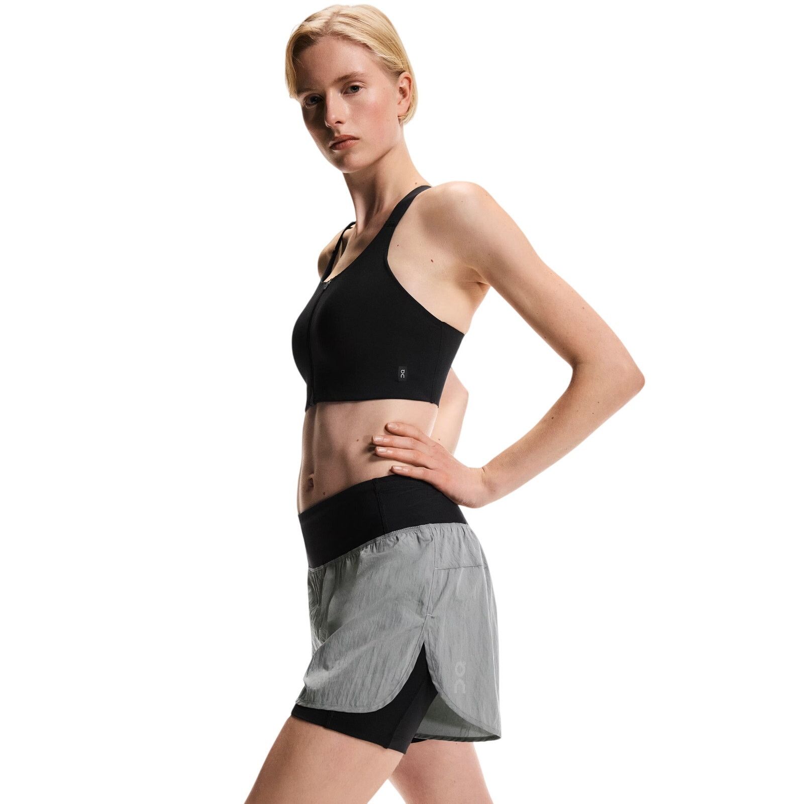On On Running Performance Volt Grey Shorts Women - Size S - New Size 26" / US 2 / IT 38 - 1 Thumbnail