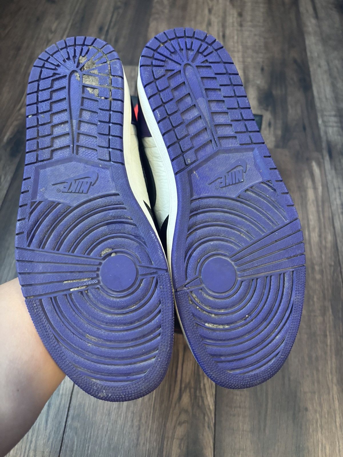 Jordan Brand × Nike Size 10.5 - Jordan 1 Retro OG High Court Purple 1.0 Size US 10.5 / EU 43-44 - 6 Thumbnail