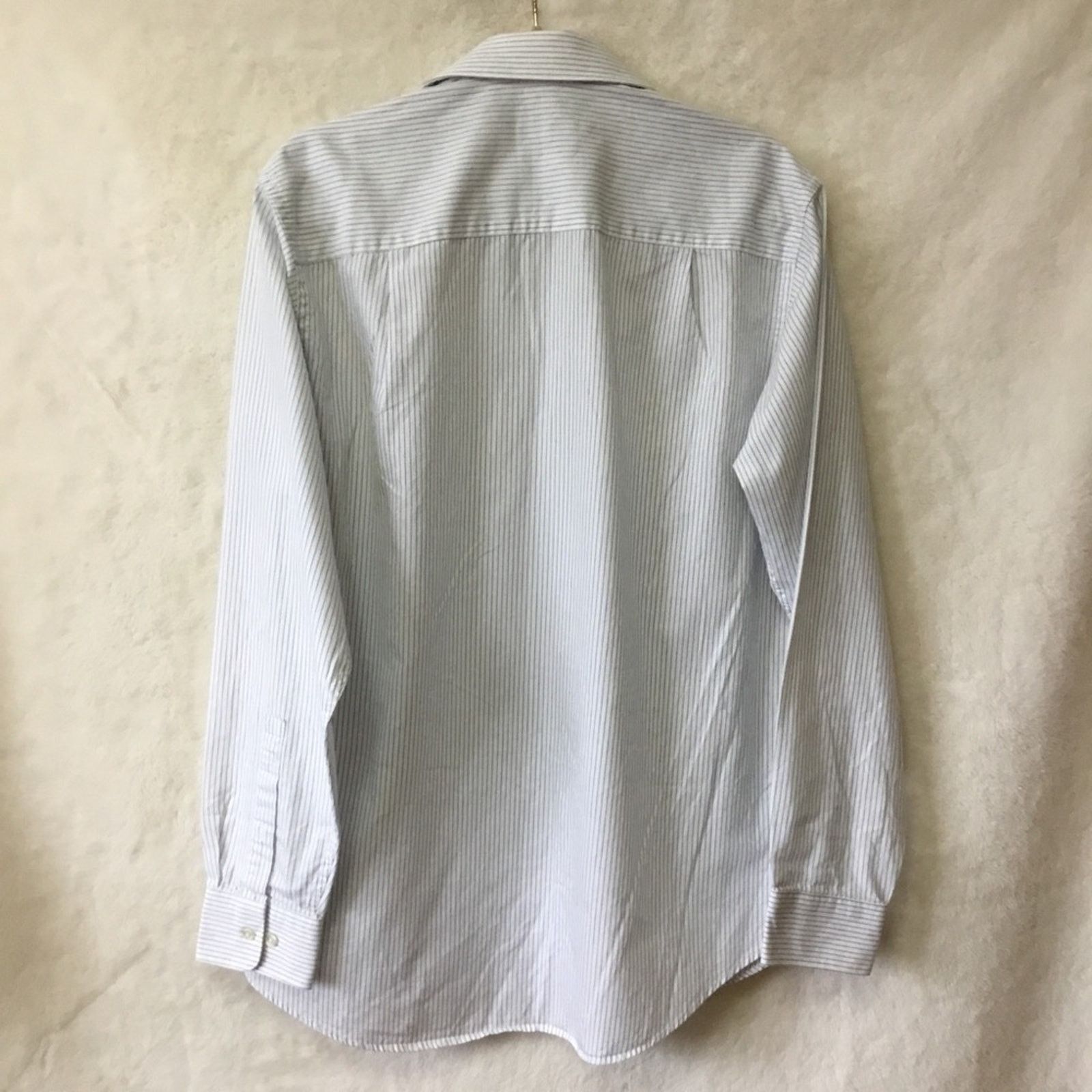 Calvin Klein Calvin Klein White&Blue Stripes Long Sleeve Shirt Size US M / EU 48-50 / 2 - 6 Thumbnail