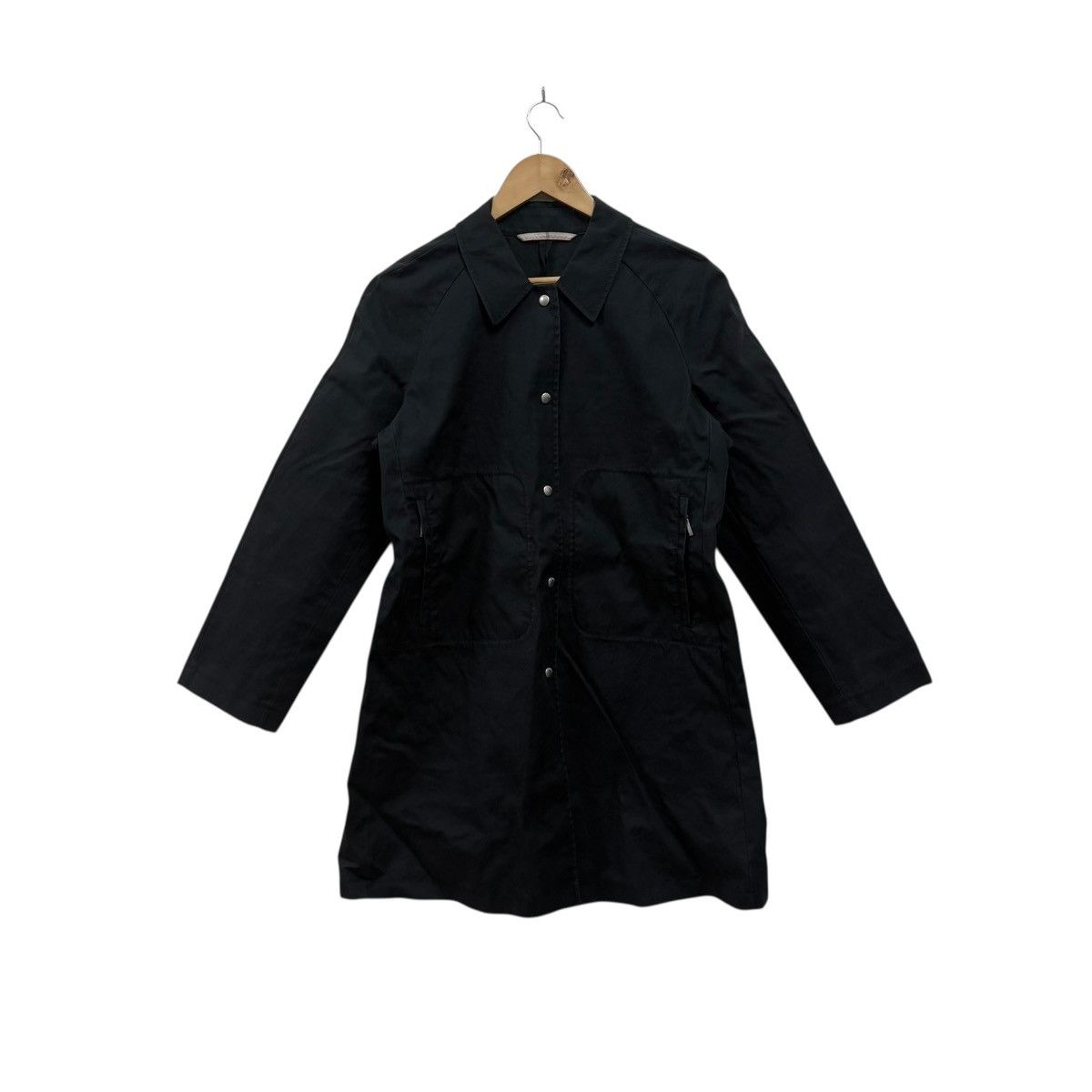 Burberry Burberry England Black Trench Coat Jacket Size L / US 10 / IT 46 - 1 Thumbnail