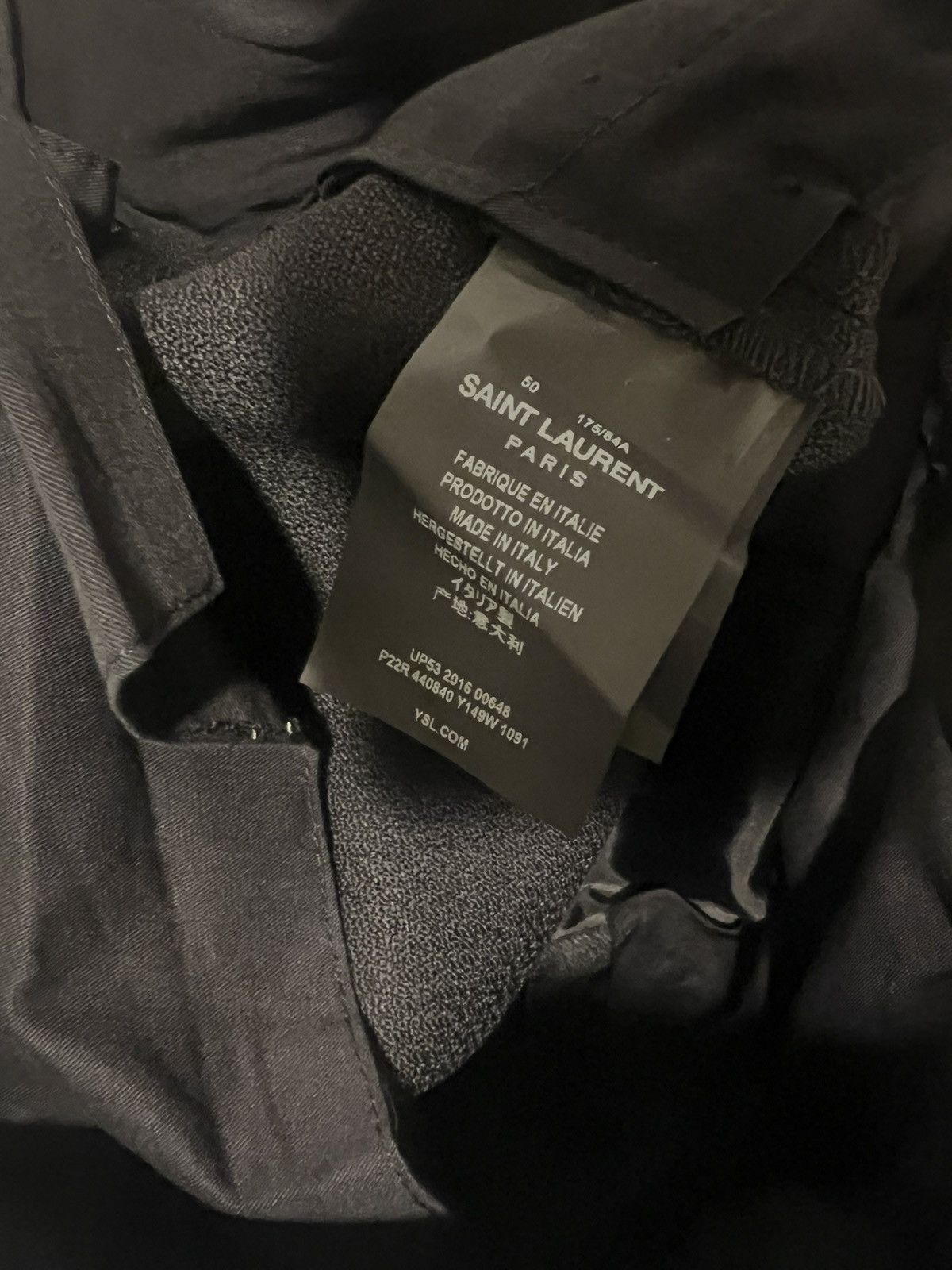 Saint Laurent Paris Saint laurent Hedi Slimane mens pants. 50/34. Size US 34 / EU 50 - 10 Thumbnail