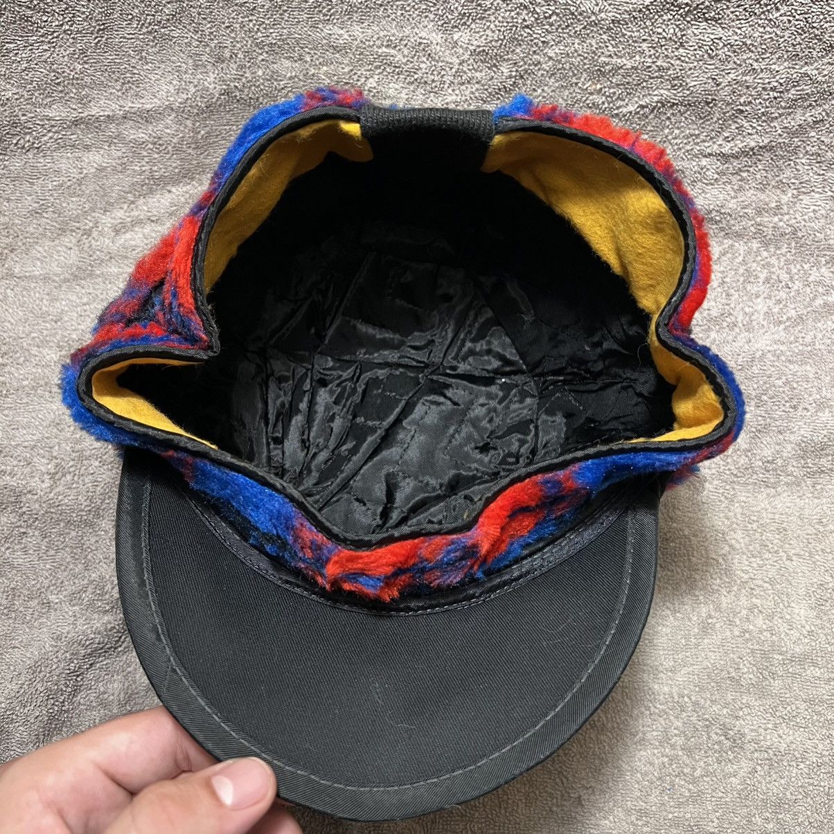 Vintage Vintage 70s Plaid Faux Fur Trapper Hat Lined Quilted USA Size ONE SIZE - 6 Thumbnail