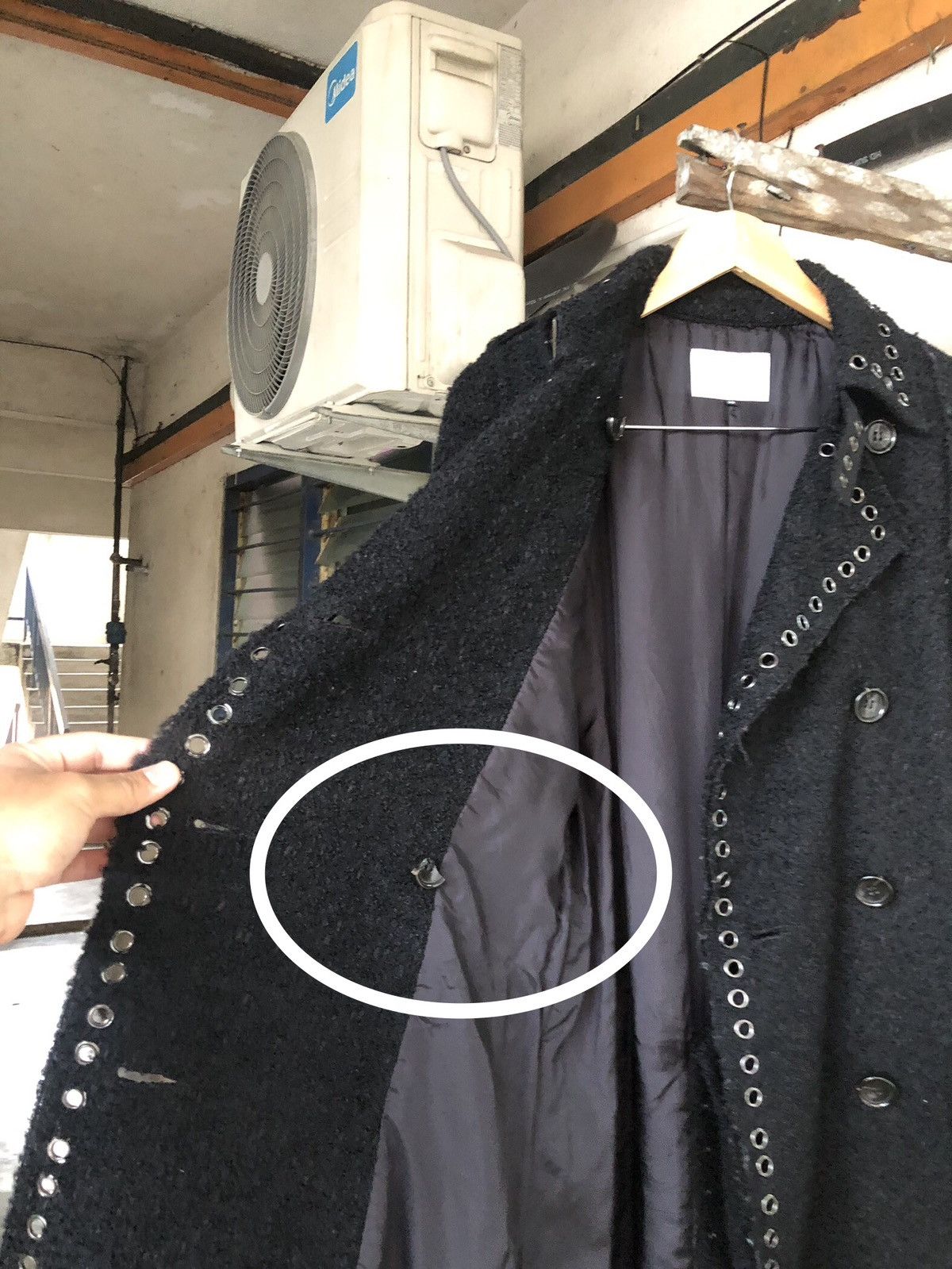 If Six Was Nine Rare❗️Enchantement Bondage Punk Long Coat If Six Was Nine Size XS / US 0-2 / IT 36-38 - 11 Thumbnail