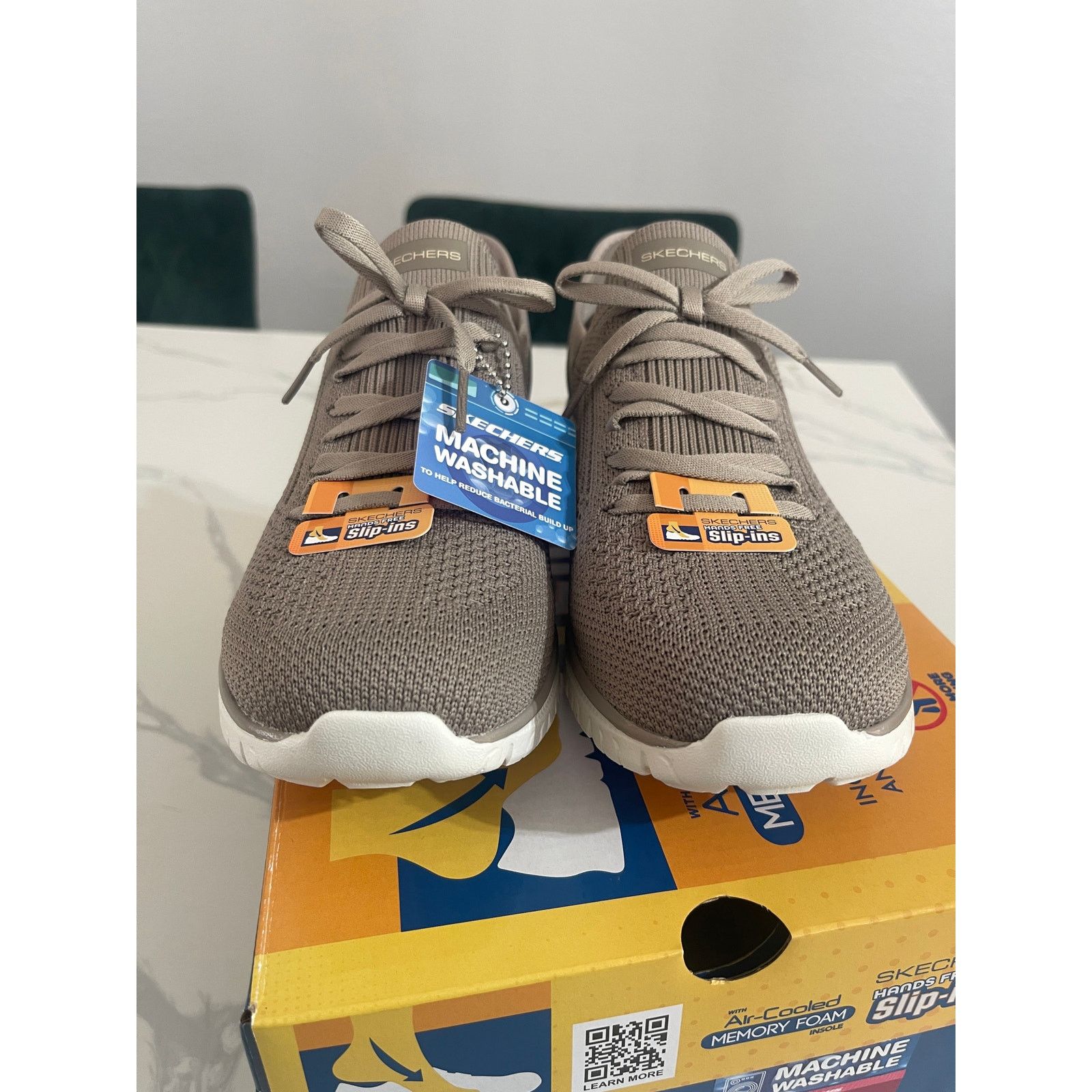 Skechers Virtue Divinity Taupe women's size