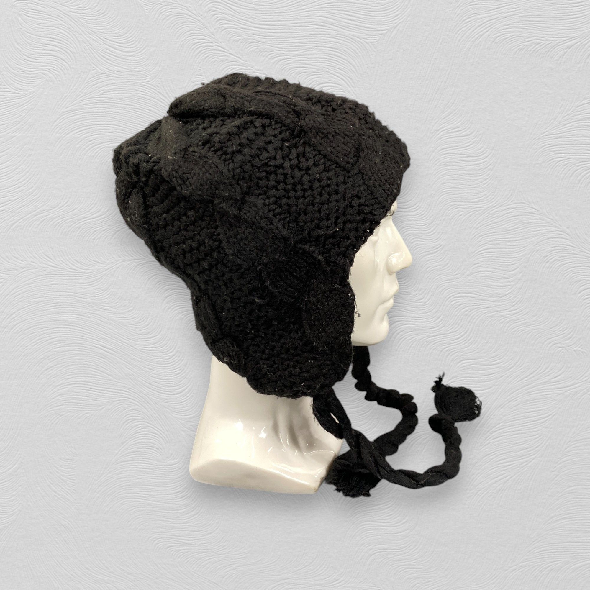 Japanese Brand Bula Ear Flap Beanie Hats -BN825 Size ONE SIZE - 3 Thumbnail