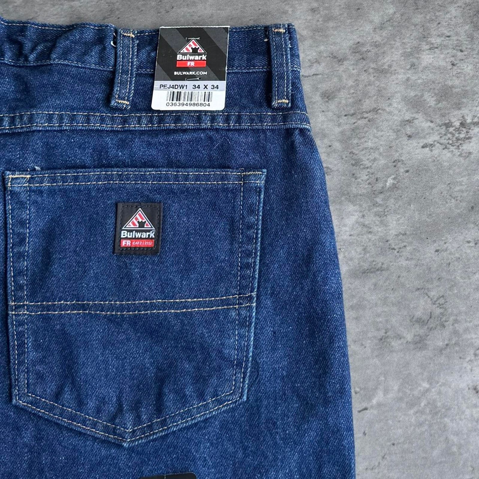 Bulwark × Carhartt × Vintage Carhartt Style Carpenter Skater Bulwark Workwear Denim Jeans Size US 34 / EU 50 - 3 Thumbnail