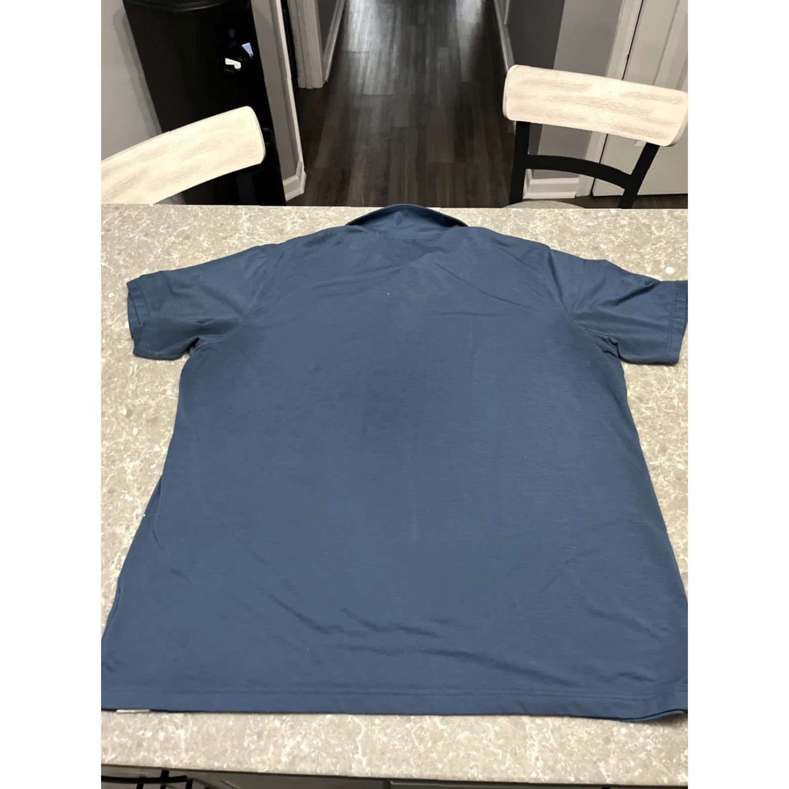 Puma Puma Mens 2XL Polo Shirt Short Sleeve Golf Blue White Torrey Pines Size US XXL / EU 58 / 5 - 7 Thumbnail