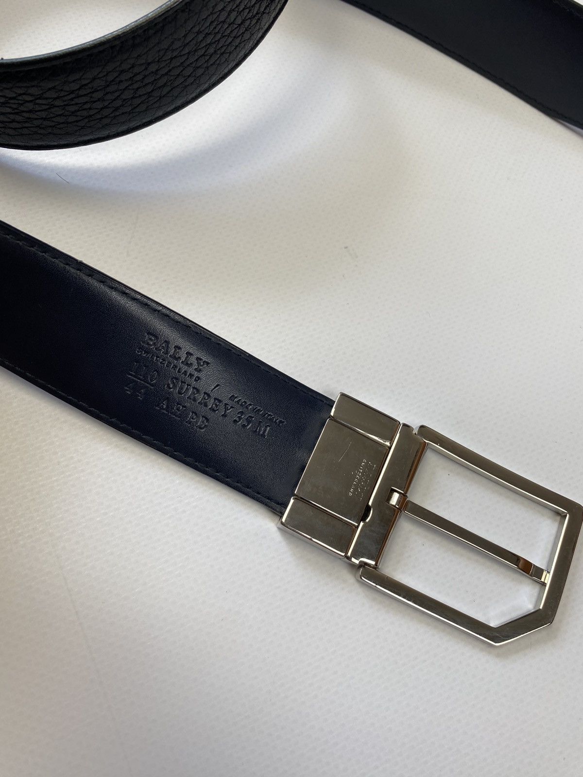 Bally Bally Leather Belt Men’s Black/Gold Luxury Style Size ONE SIZE - 3 Thumbnail
