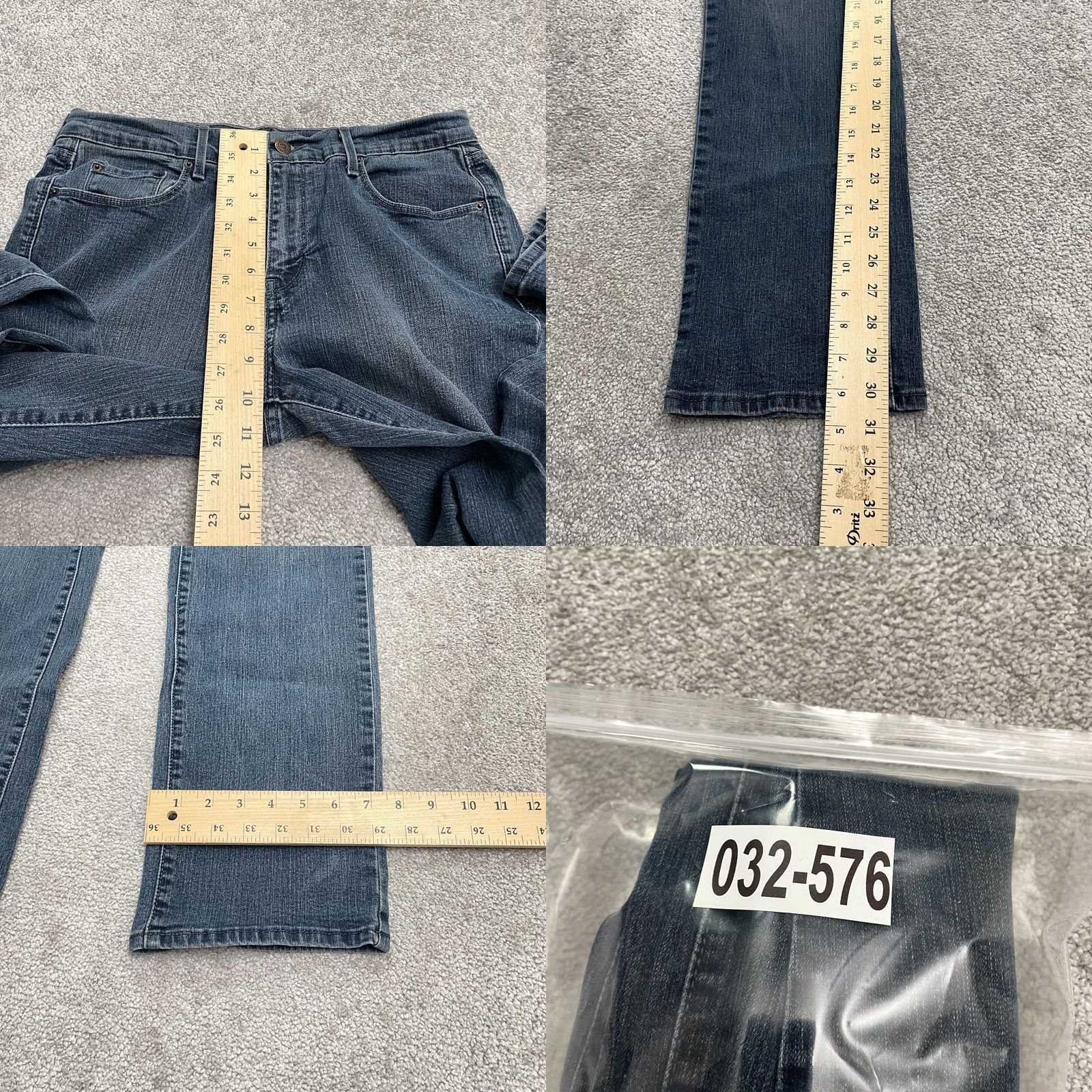 Levi's Levi's 505 Straight Denim Jeans Womens 10 Blue Cotton Casual Mid Rise 31 Inseam 30.5 in 5-Pocket Size 32" / US 10 / IT 46 - 9 Thumbnail