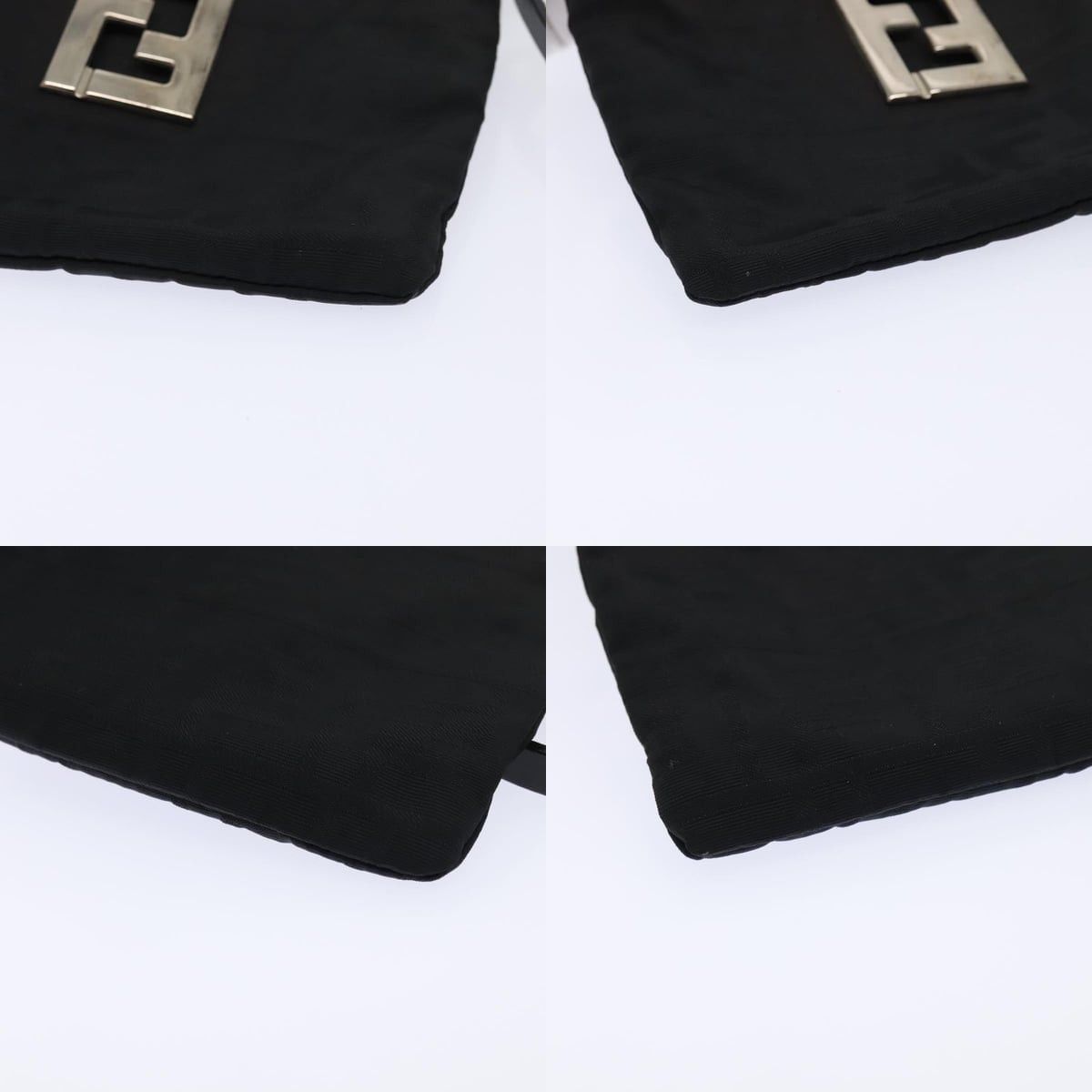 Fendi FENDI Zucca Canvas Shoulder Bag Nylon Black Size ONE SIZE - 10 Thumbnail