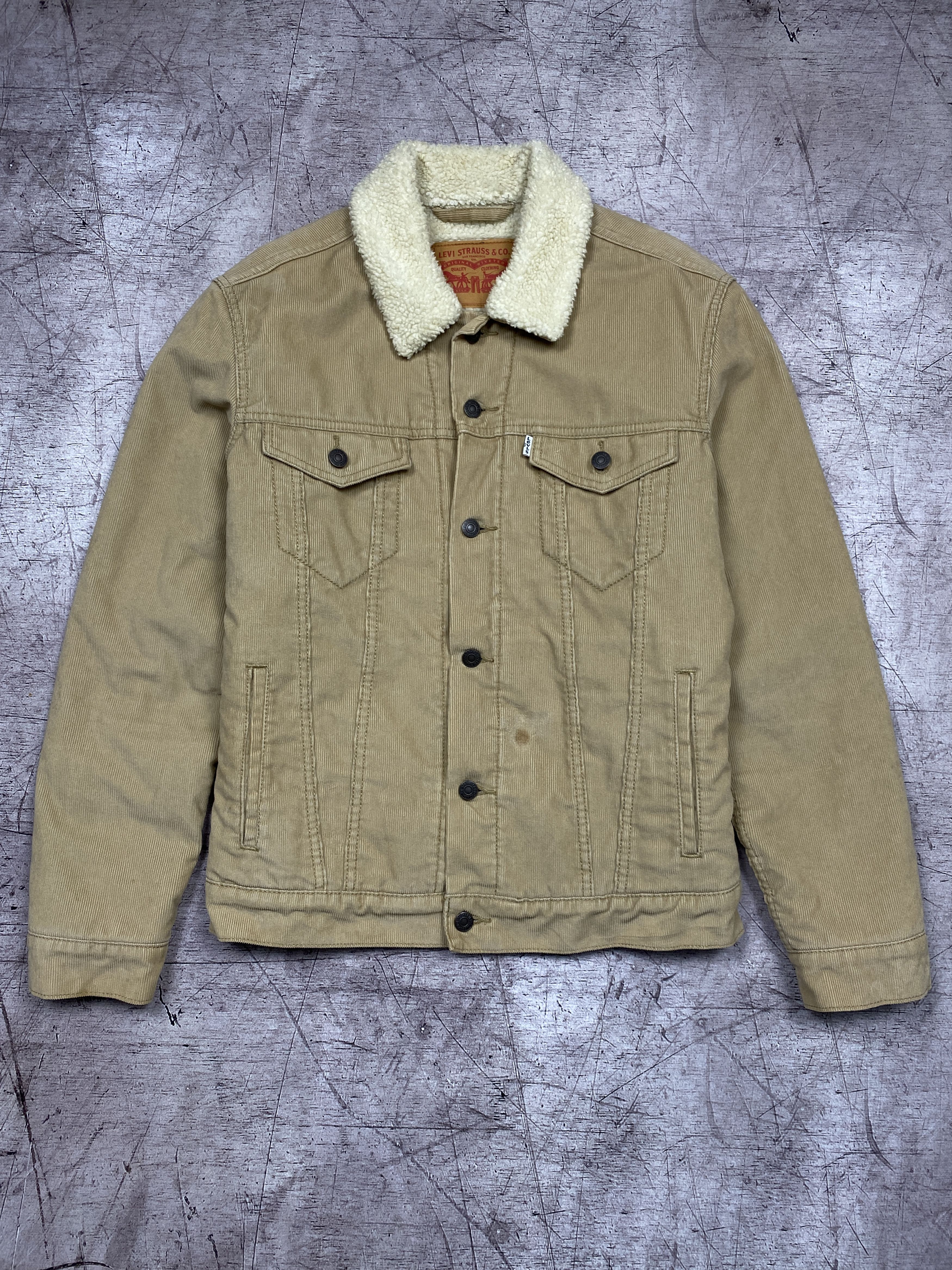 Levi's × Levi's Vintage Clothing Levi's Vintage Mens Corduroy Denim Sherpa Jacket Size US M / EU 48-50 / 2 - 1 Thumbnail