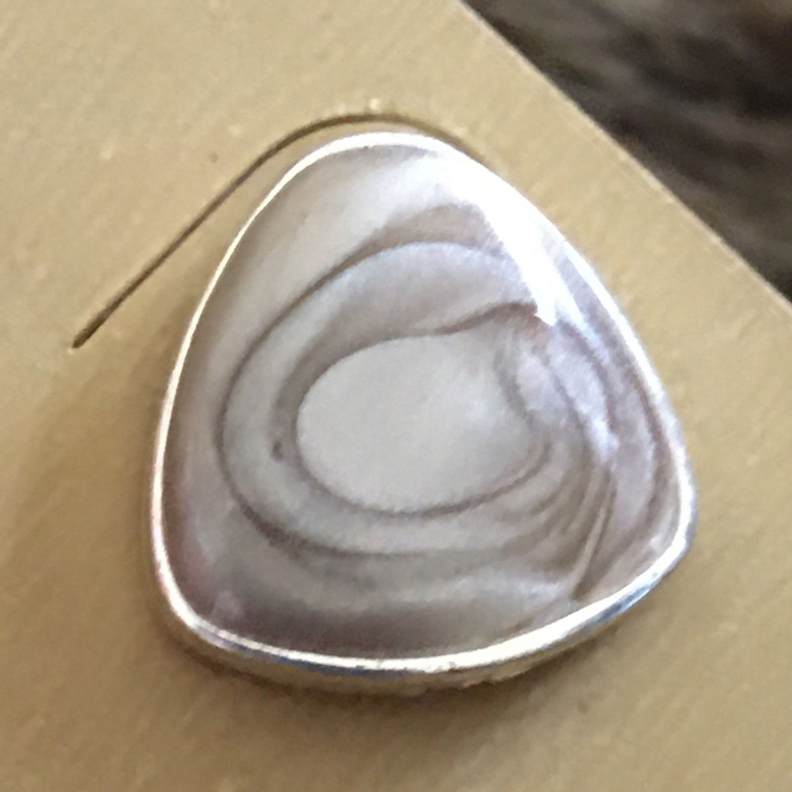 Vintage Vintage gray enamel swirl silver tone earrings Size ONE SIZE - 3 Thumbnail