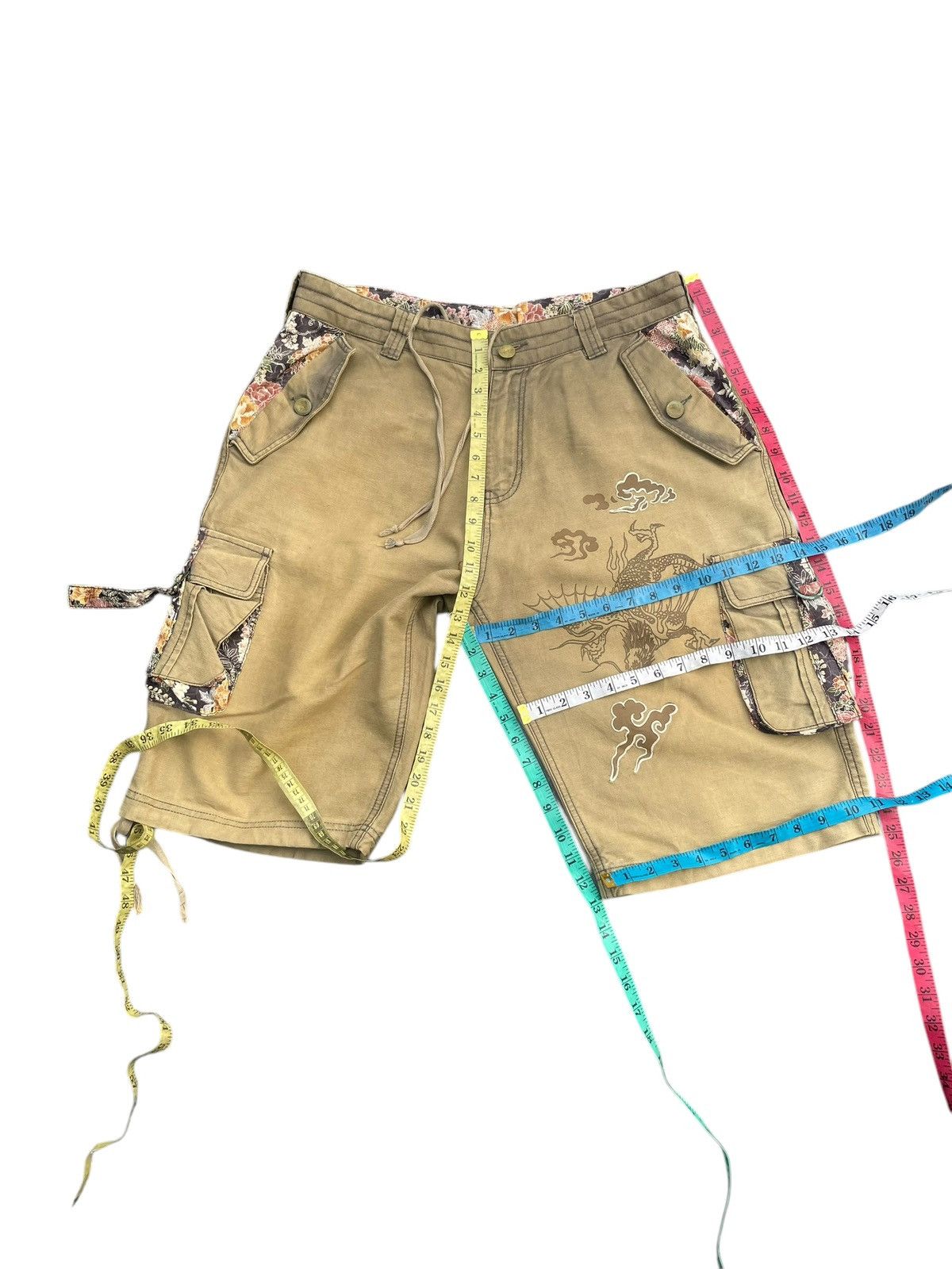 Japanese Brand Sukajan Cargo Short Size US 36 / EU 52 - 12 Thumbnail