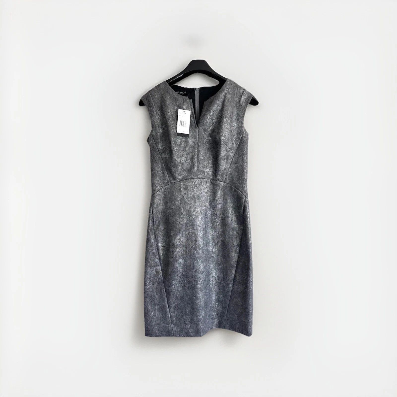 Lafayette 148 Lafayette 148 NY Zelina Metallic Jacquard Sheath Dress - NWT Size XS / US 0-2 / IT 36-38 - 2 Thumbnail