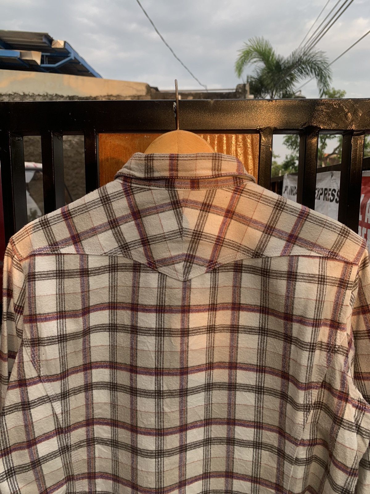 Designer × Japanese Brand × Nicole Club Nicole Club For Men Plaid Western Shirt Size US L / EU 52-54 / 3 - 8 Thumbnail