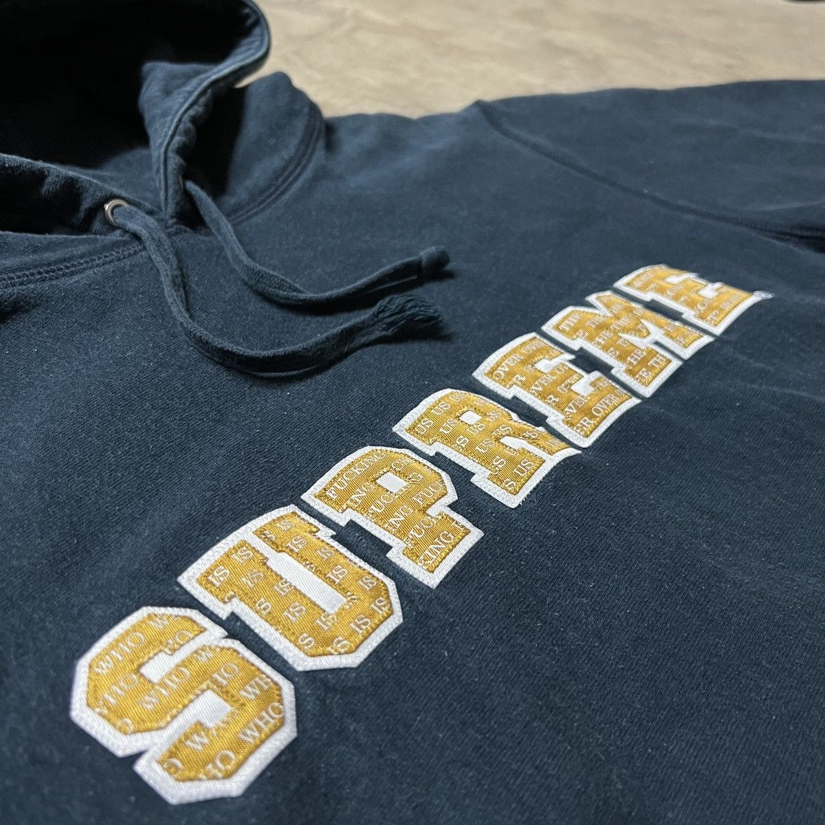 Hypebeast × Supreme Supreme New York Heavyweight Embroidered Hoodie Sweater Size US L / EU 52-54 / 3 - 4 Thumbnail