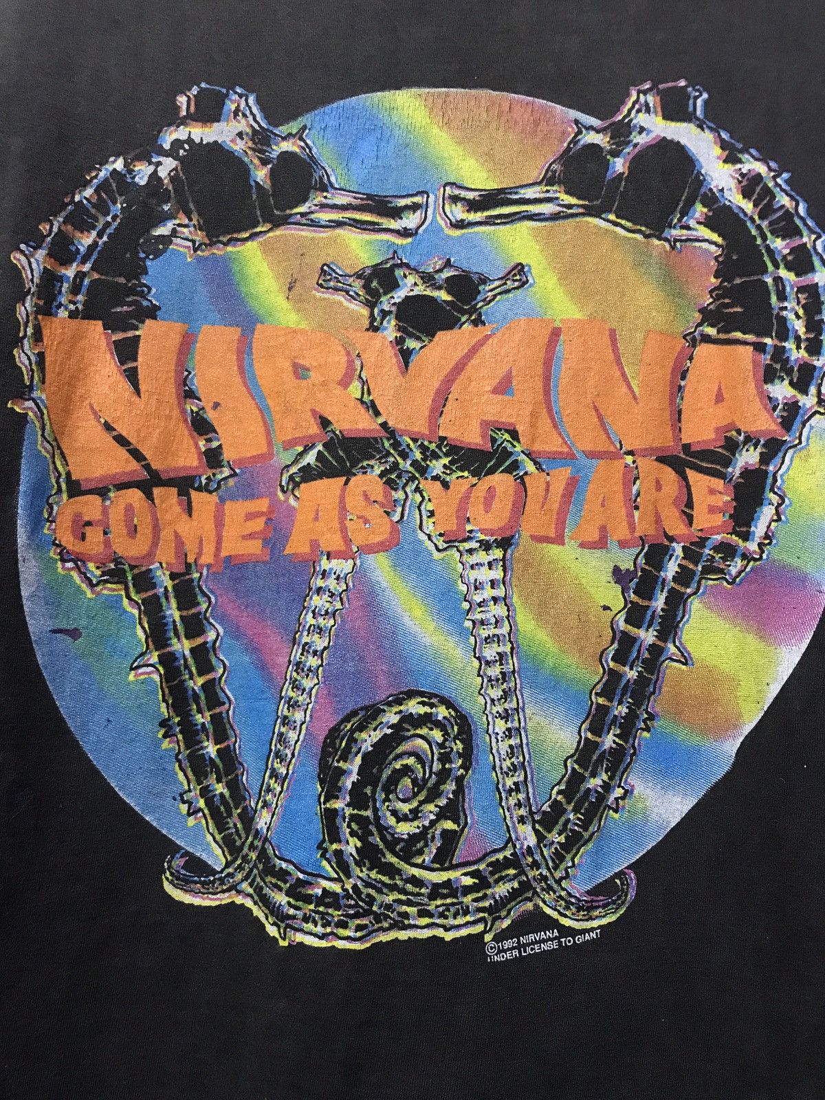 Japanese Brand × Nirvana × Vintage Nirvana Vintage Licensed 1992 Come As You Are Tour Size US L / EU 52-54 / 3 - 2 Thumbnail