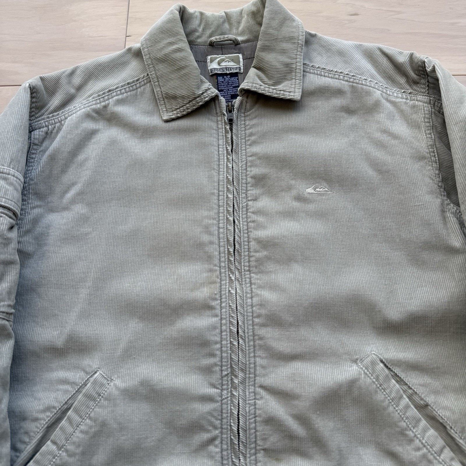 Quiksilver Vintage Quiksilver Jacket Small Gray Khaki Workwear Size US S / EU 44-46 / 1 - 3 Thumbnail