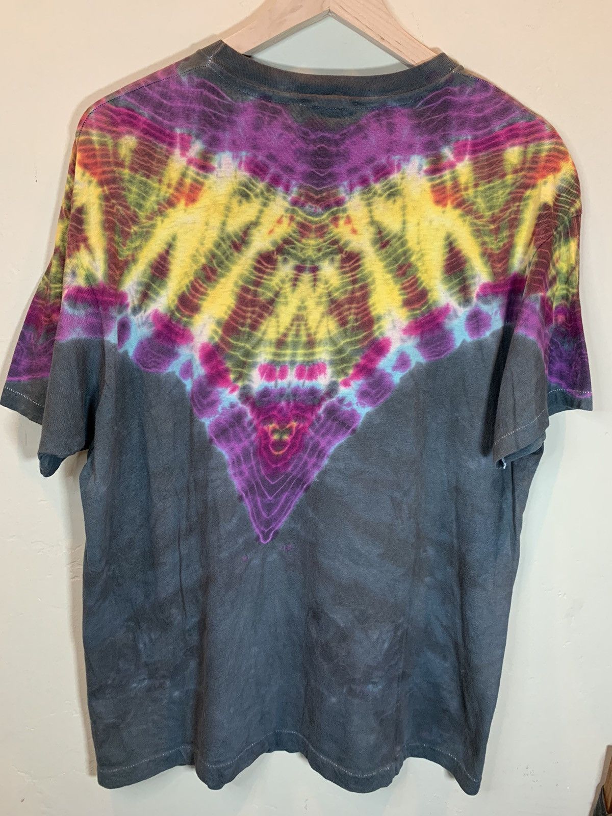 Band Tees × Vintage RARE* Vintage 80s Twisted Sister Symmetria Tie-Dye Art Shirt Size US XL / EU 56 / 4 - 2 Thumbnail