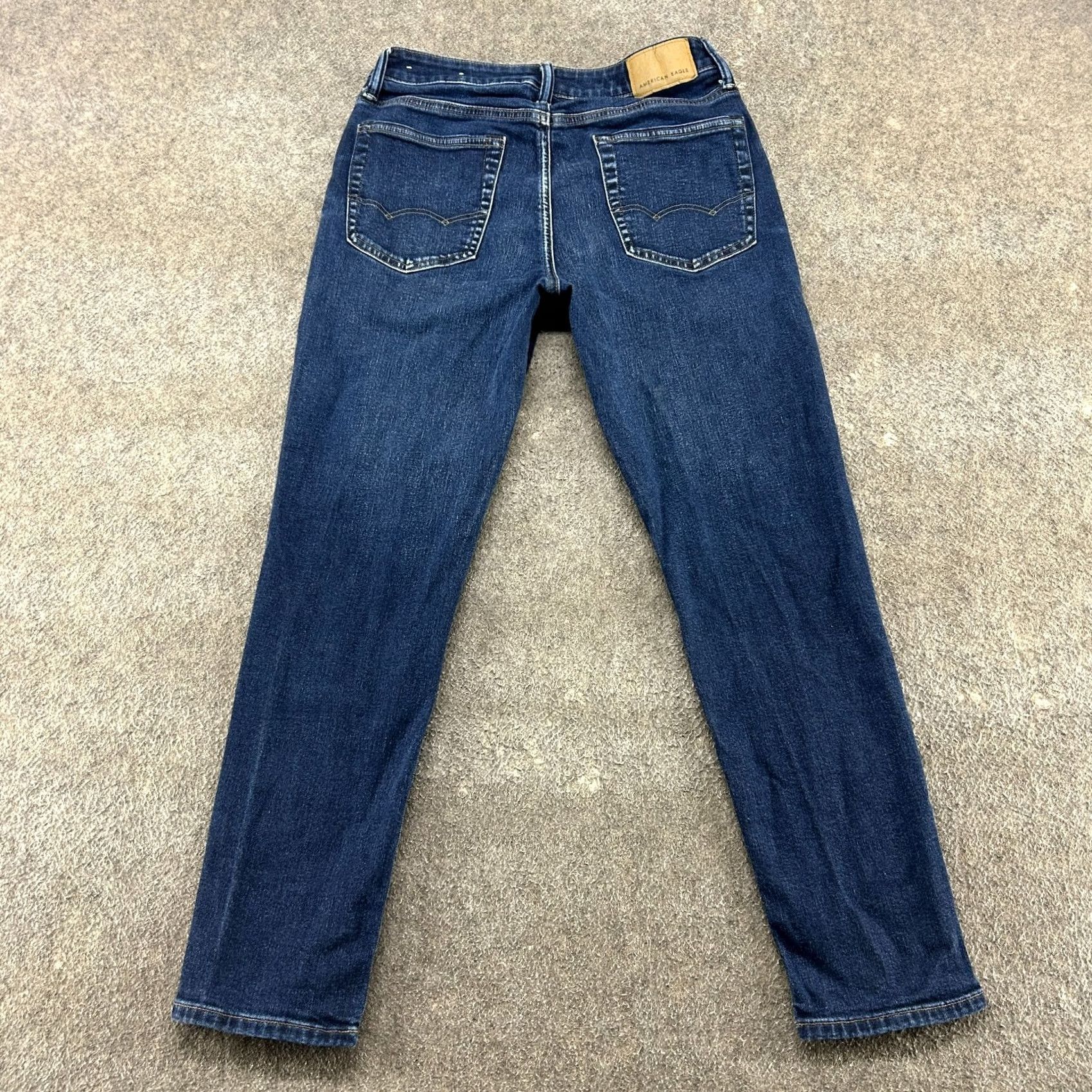 American Eagle Outfitters American Eagle Jeans Mens 29x30 Blue Slim Denim Aiflex Plus Relaxed Straight 5-Pocket Logo Size US 29 - 6 Thumbnail