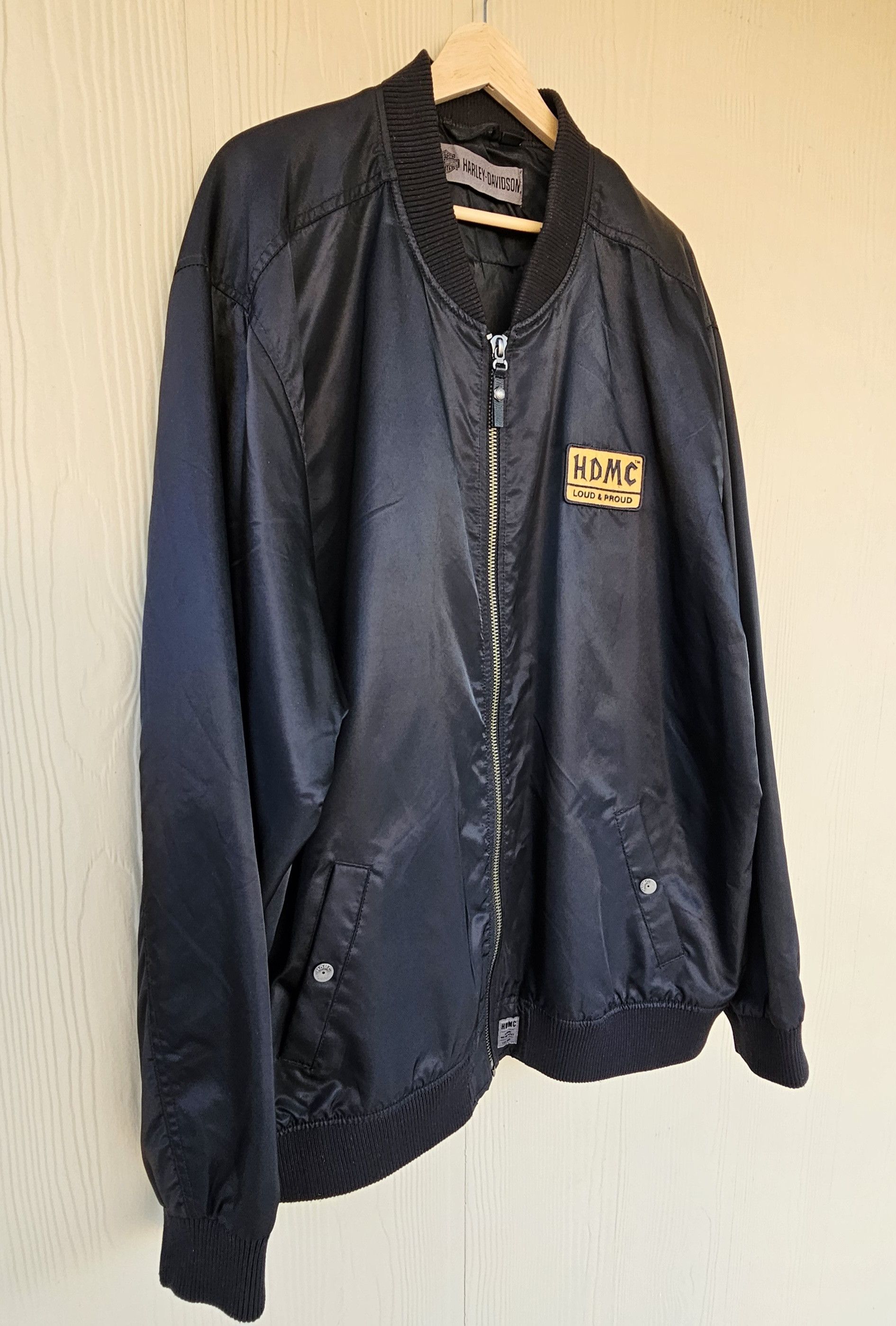 Harley Davidson Harley-Davidson 3XL Slim Fit HDMC Patch Bomber Jacket 2XL Size US XXL / EU 58 / 5 - 10 Thumbnail