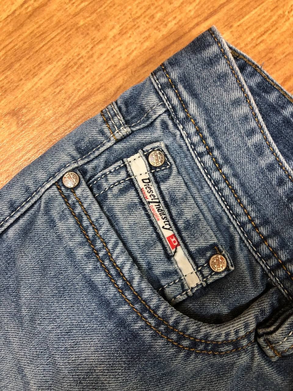 Diesel × Japanese Brand Crazy Crash Dirty Baggy Faded Jean Japan Avant Garde Style Size US 36 / EU 52 - 21 Thumbnail
