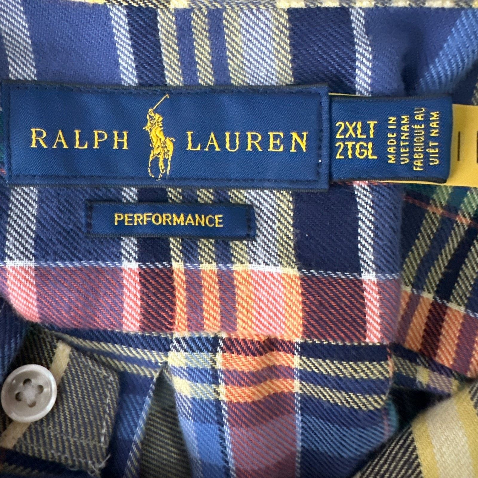 Ralph Lauren Polo Ralph Lauren Light Flannel Shirt Men 2XLT Plaid Button Size US XXL / EU 58 / 5 - 6 Thumbnail