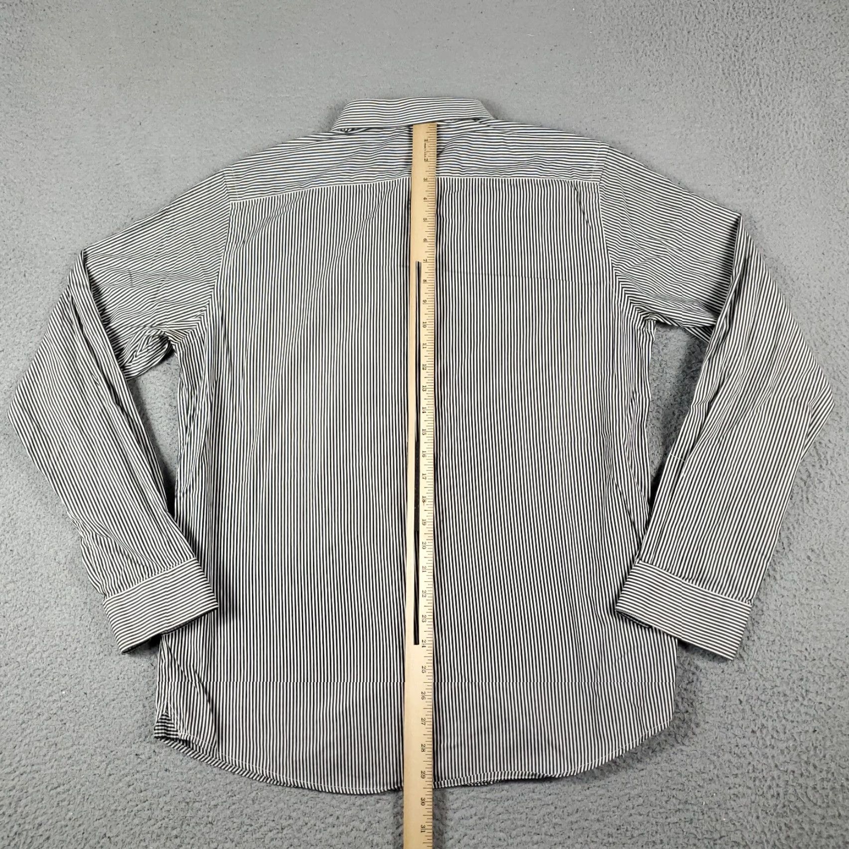 Ben Sherman Ben Sherman Shirt Mens XL Gray Black Check Long Sleeve Casual Button-Up Size US XL / EU 56 / 4 - 7 Thumbnail