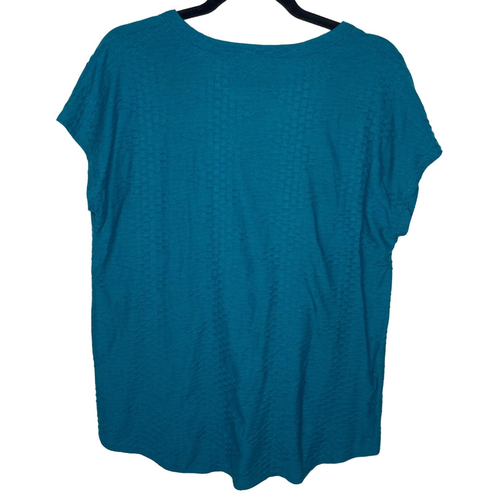 Other Dana Buchman Textured Short Sleeve V-neck Size Large Size L / US 10 / IT 46 - 3 Thumbnail