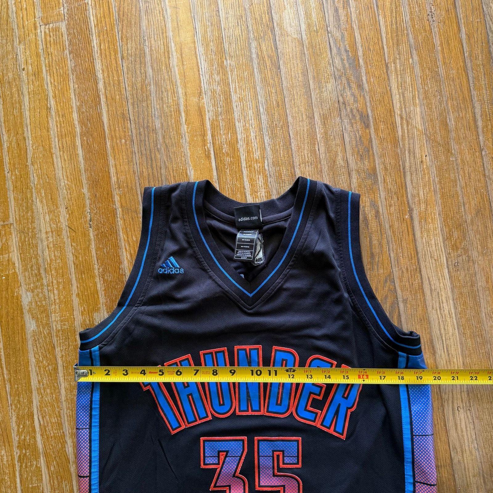 Adidas Oklahoma City Thunder Jersey Mens Small Black 35 Durant NBA Size US S / EU 44-46 / 1 - 6 Thumbnail
