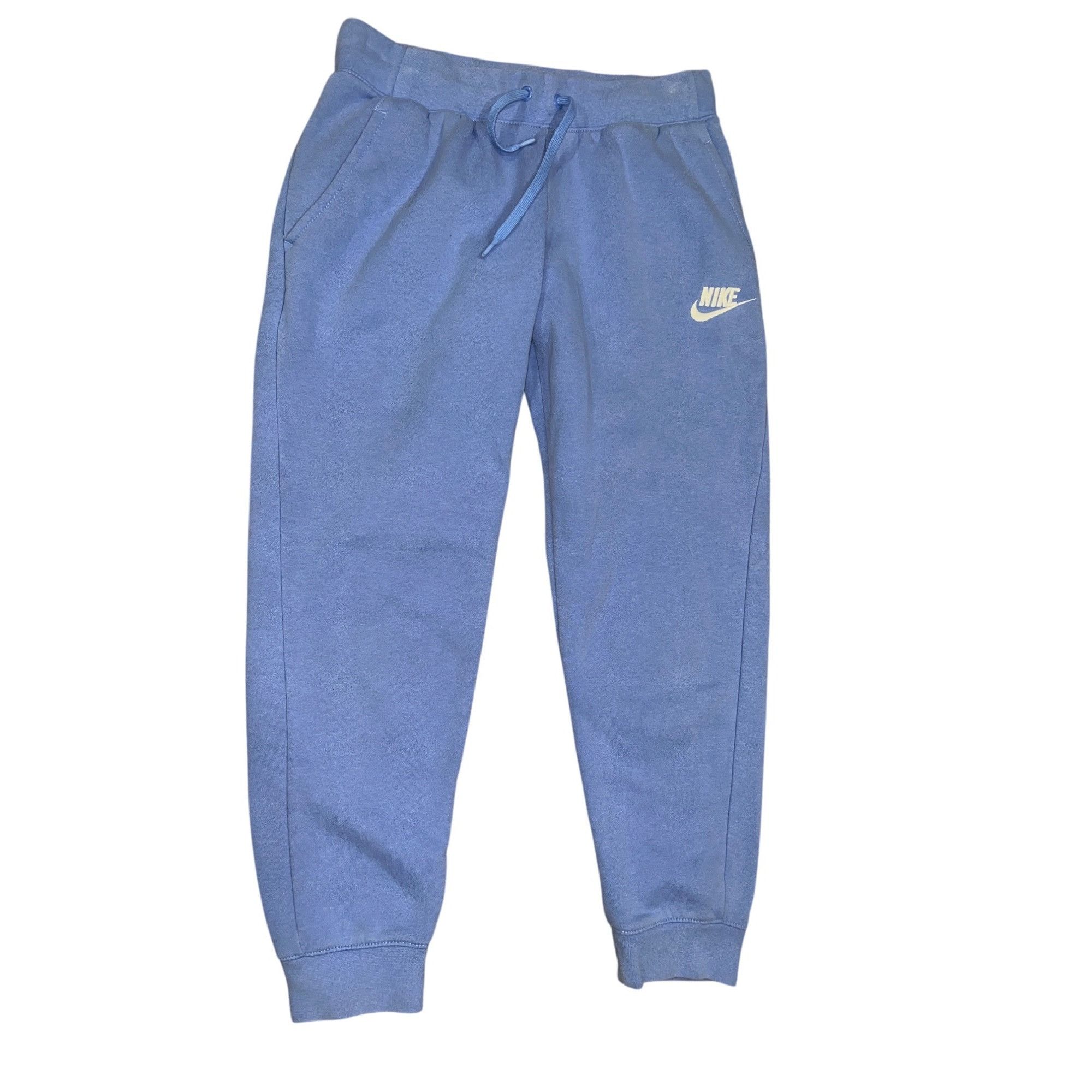 Nike Nike jr Girls Blue Jogger Sweatpants L Standard Fit Cotton B Size 28" / US 6 / IT 42 - 1 Thumbnail
