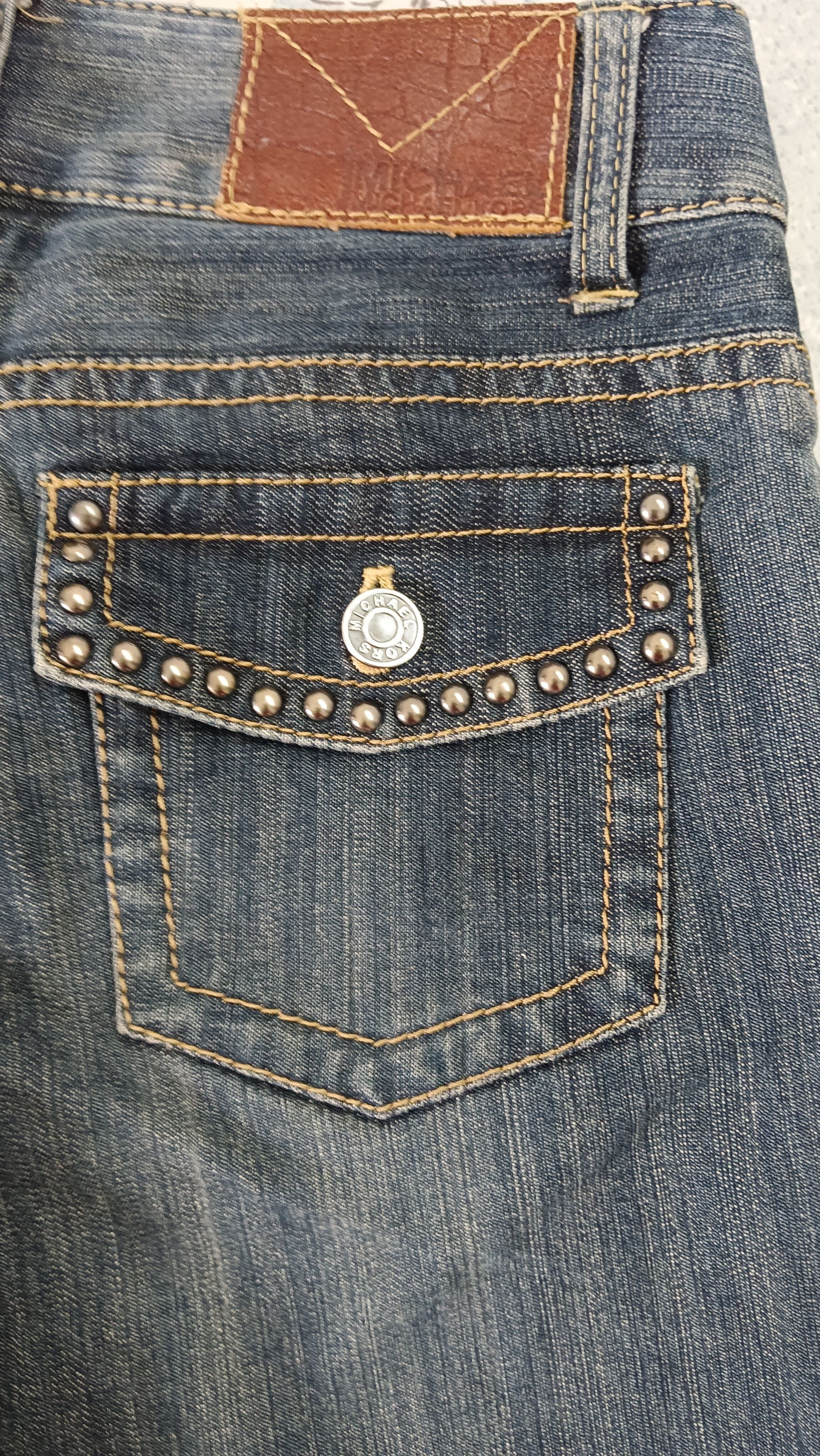 Michael Kors Michael Kors Studded Flared Denim Size 27" / US 4 / IT 40 - 7 Thumbnail