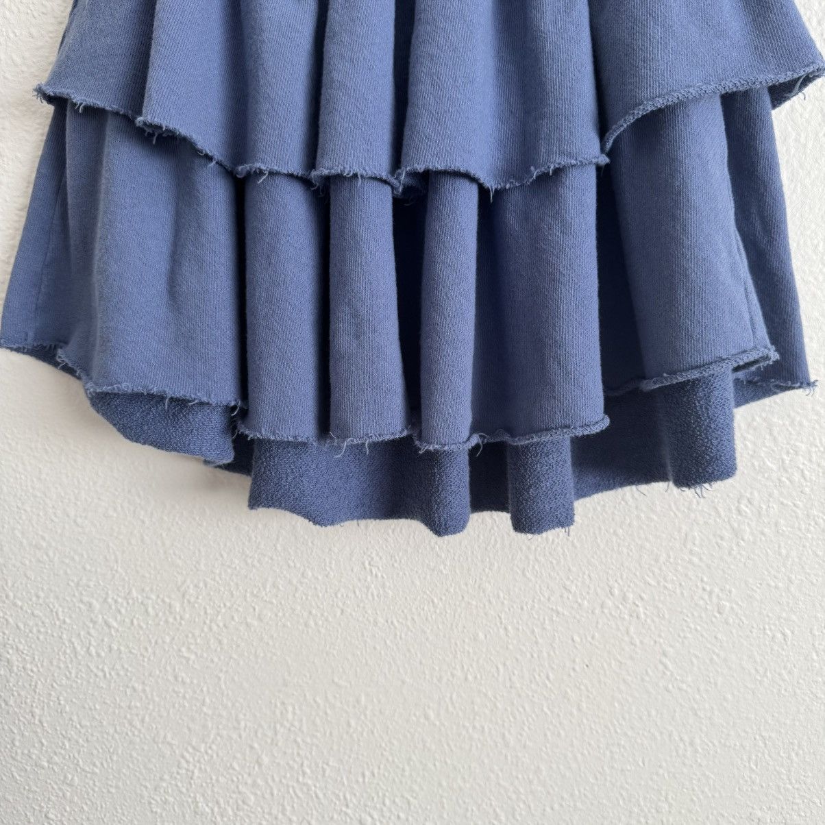 Other AERIE Blue Weekend Ruffle Smocked Tiered Sporty Mini Skirt Size 26" / US 2 / IT 38 - 6 Thumbnail