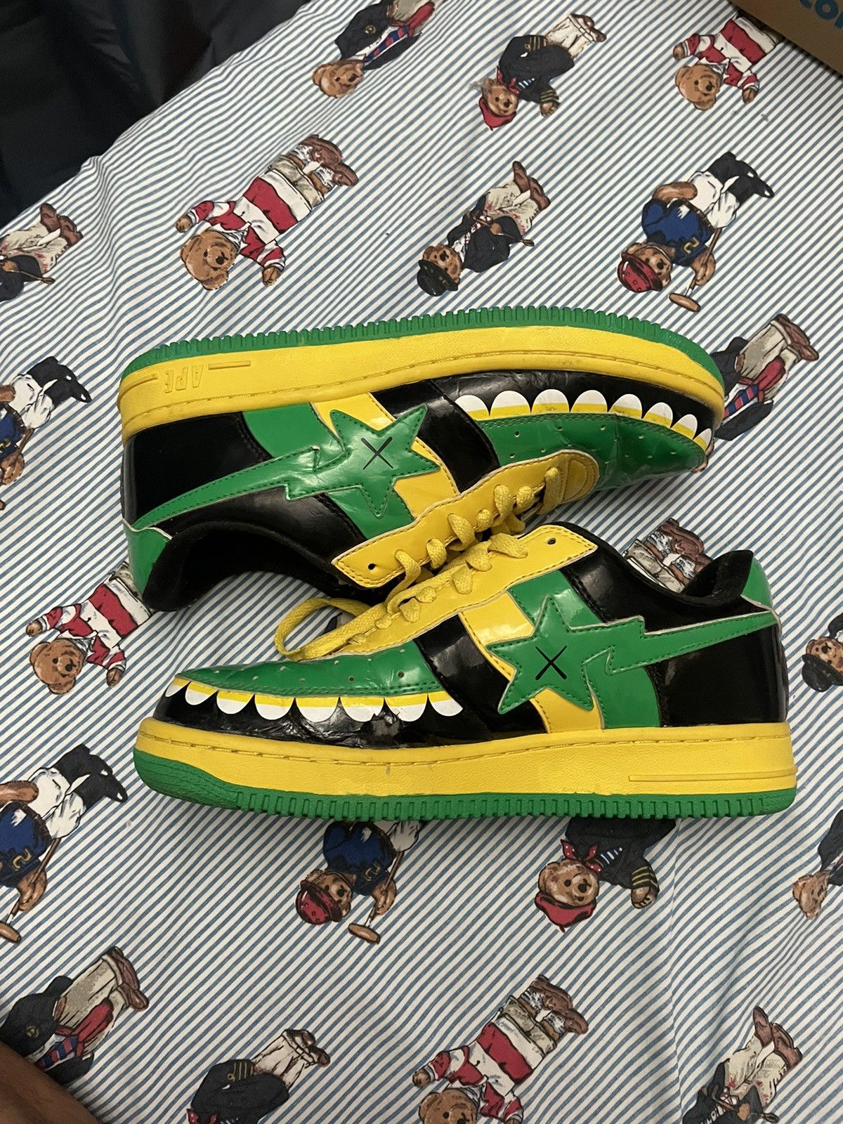 Bape × Kaws Bapesta Kaws Size US 8.5 / EU 41-42 - 7 Thumbnail
