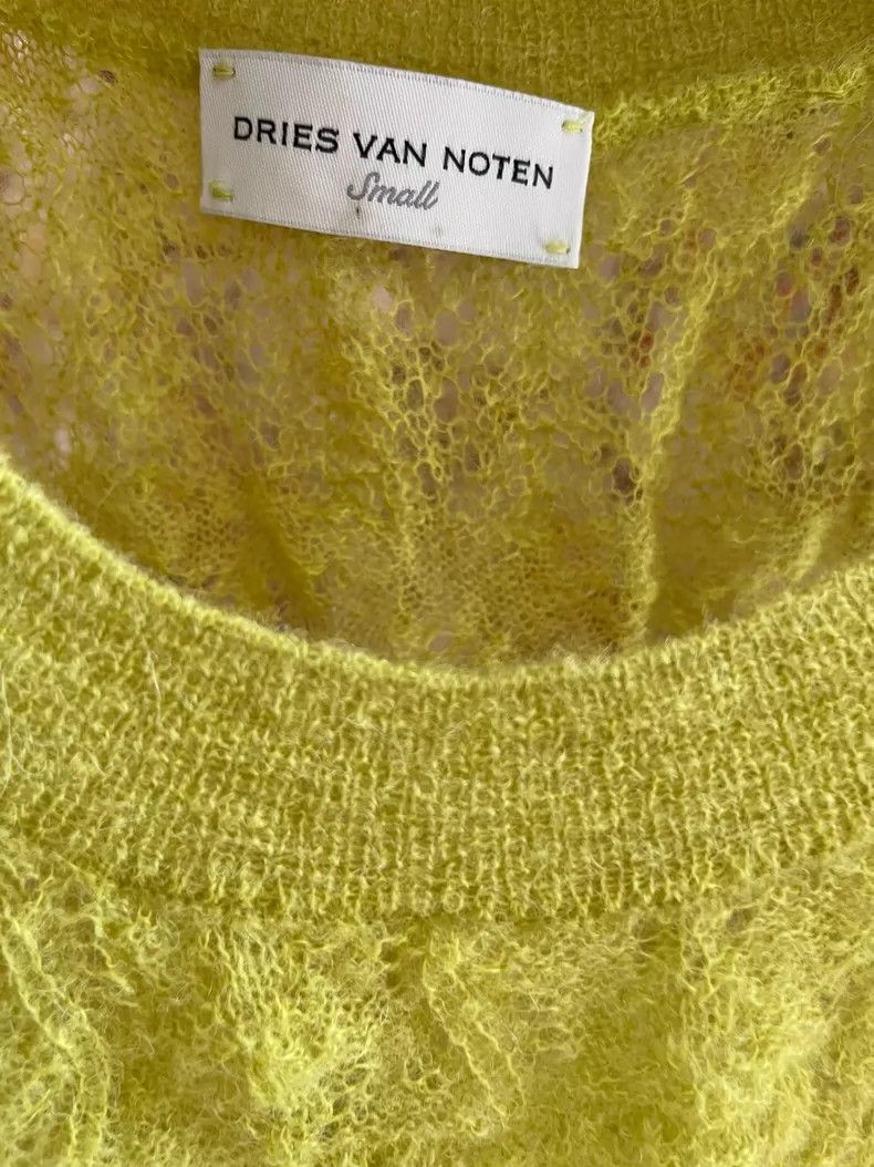 Dries Van Noten Dries Van Noten size:36 Yellow lace patchwork short-sleeve Size S / US 4 / IT 40 - 5 Thumbnail