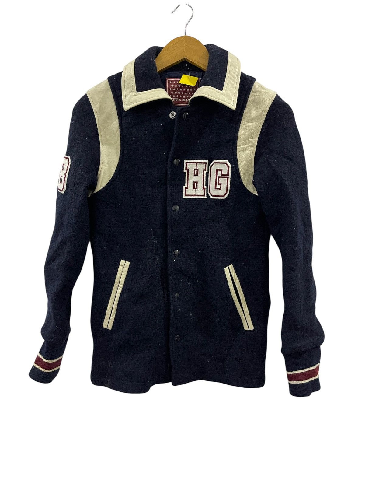 Hysteric Glamour Hysteric Glamour Stadium Jacket Navy Size S / US 4 / IT 40 - 1 Thumbnail