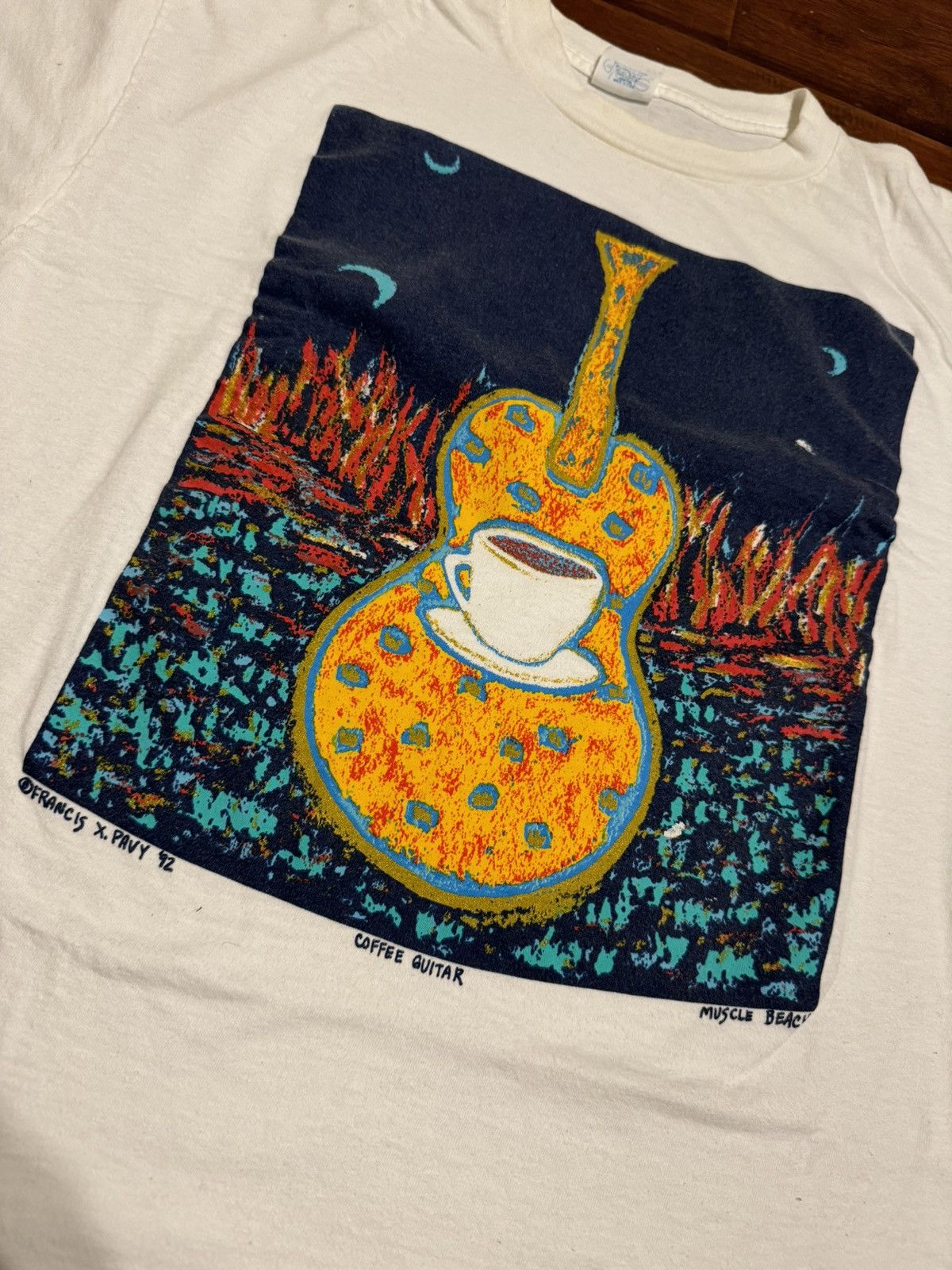 Vintage 92 coffee guitar muscle beach Size US XL / EU 56 / 4 - 2 Thumbnail