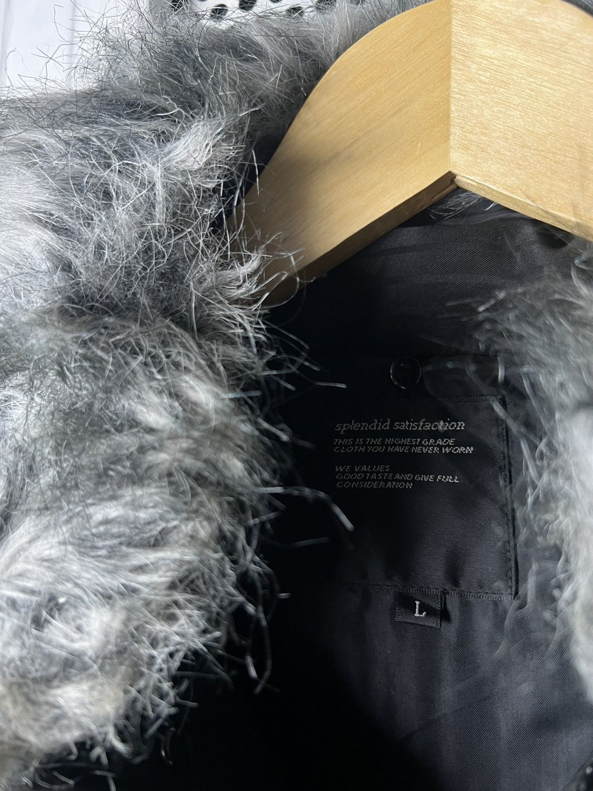 Japanese Brand Splendid Satisfaction Bondage Fur Biker Jacket Vkei Iswn Lgb Size US L / EU 52-54 / 3 - 6 Thumbnail